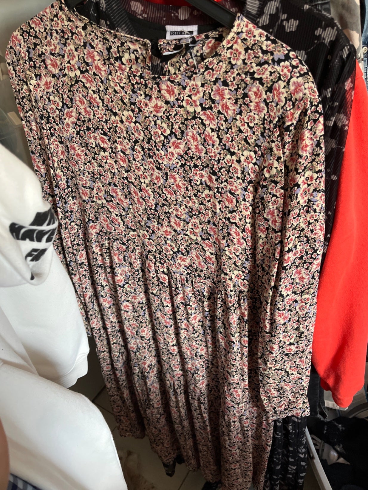 VERO MODA Kleid Bunt Blumen Gr.: S