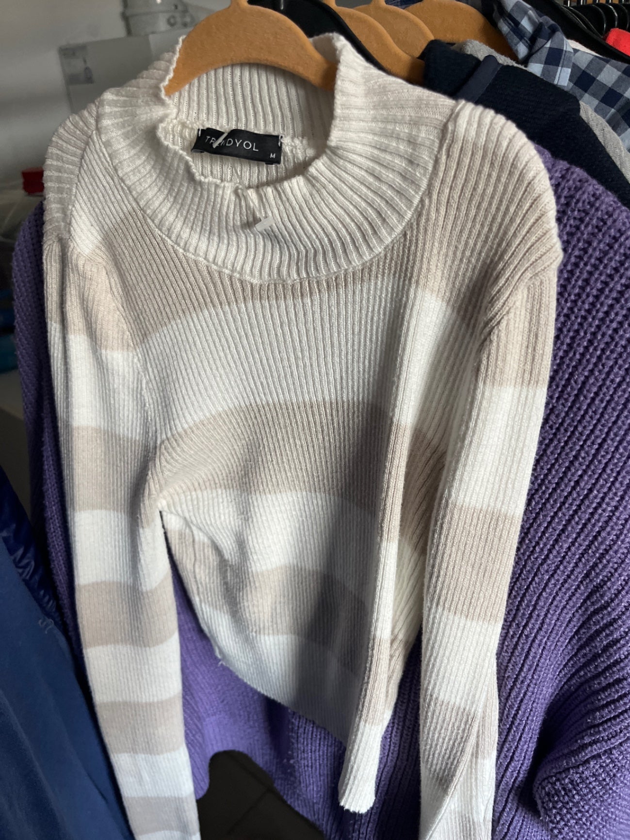 Trendyol Pullover Beige Gr.: M