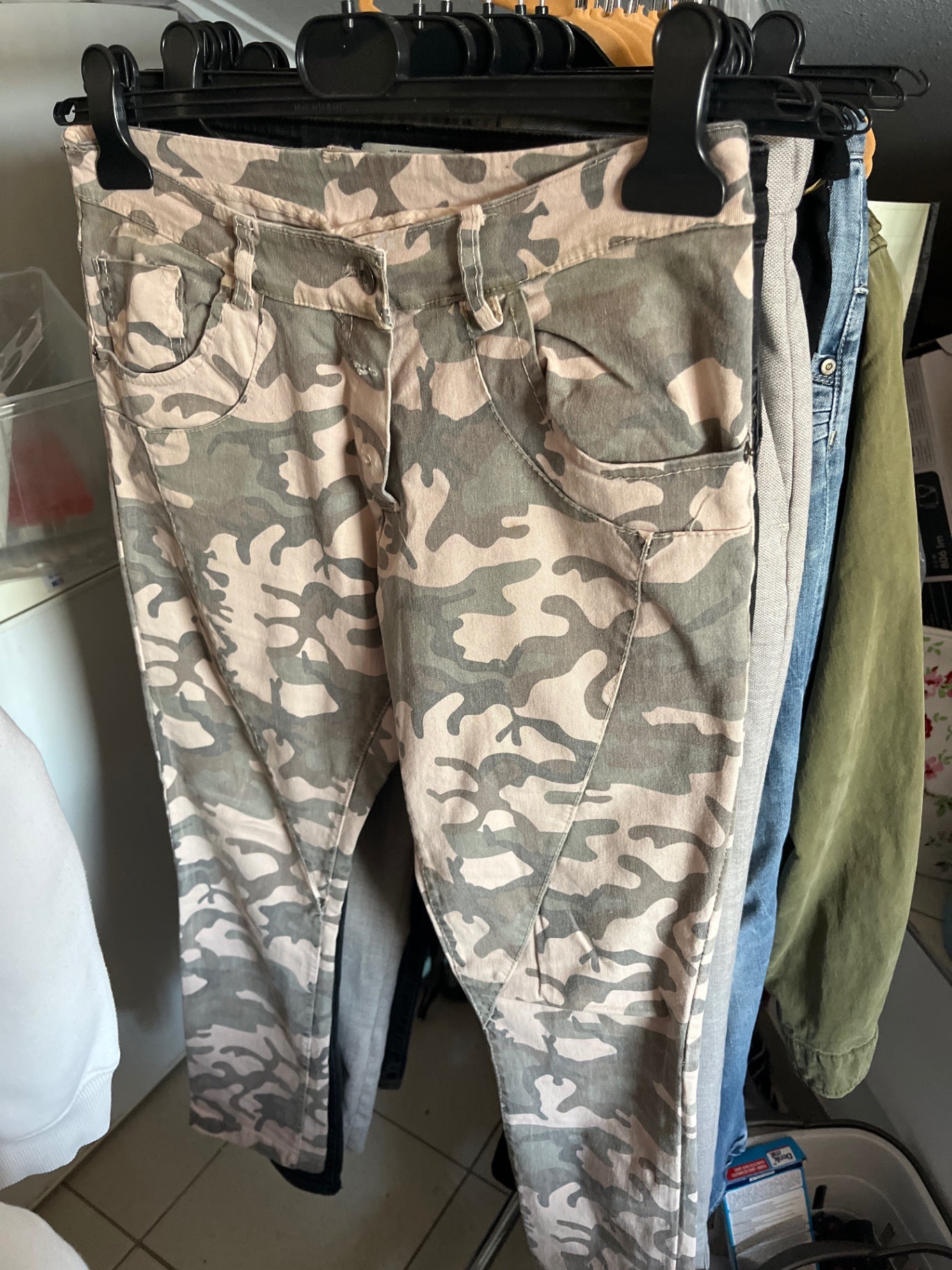 Jeans Camouflage Gr.: 36/38