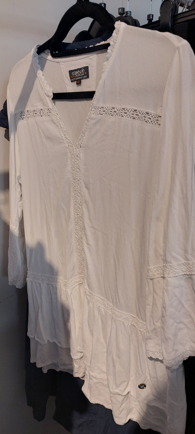 S'Questo Bluse Weiß Gr.: L