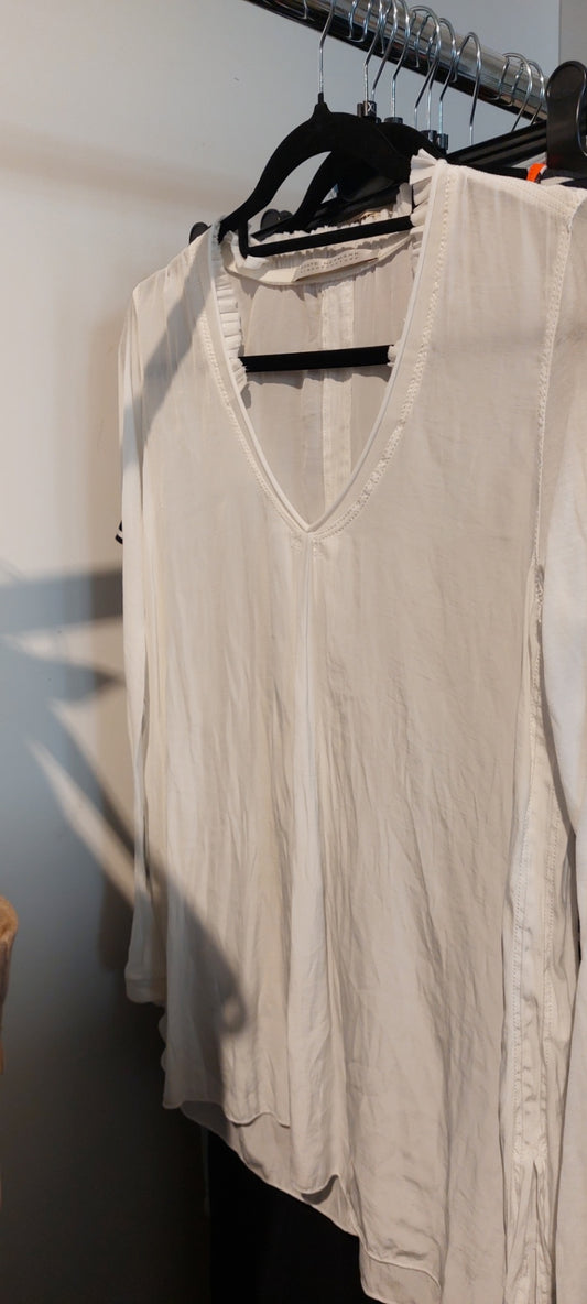 Beate Heymann Bluse Weiß Gr.: M