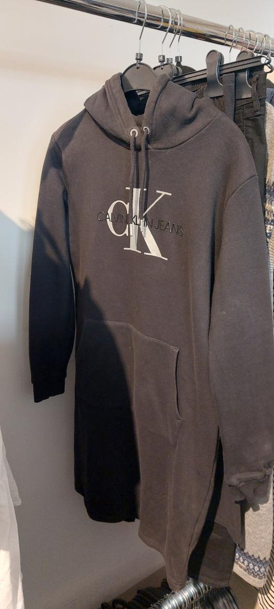 Calvin Klein Sweatkleid Schwarz Gr.: S