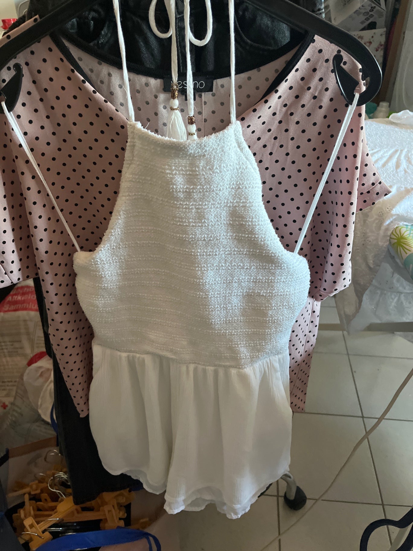 Superdry Jumpsuit Weiß Gr.:38