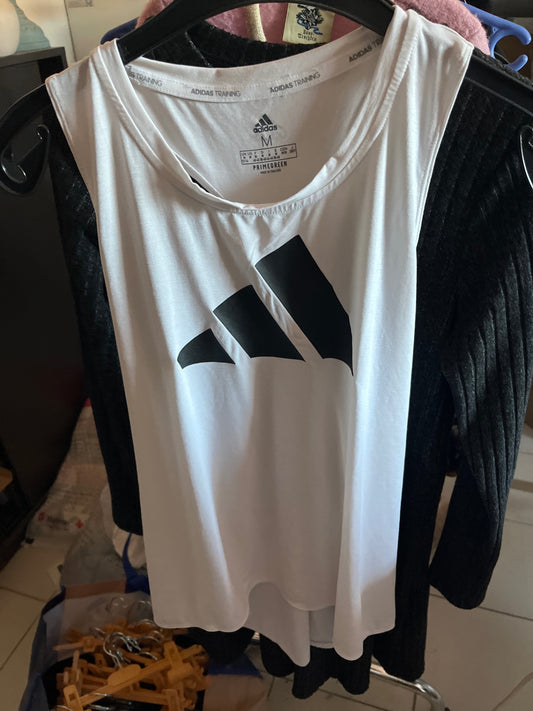 adidas Top Weiß Gr.: S