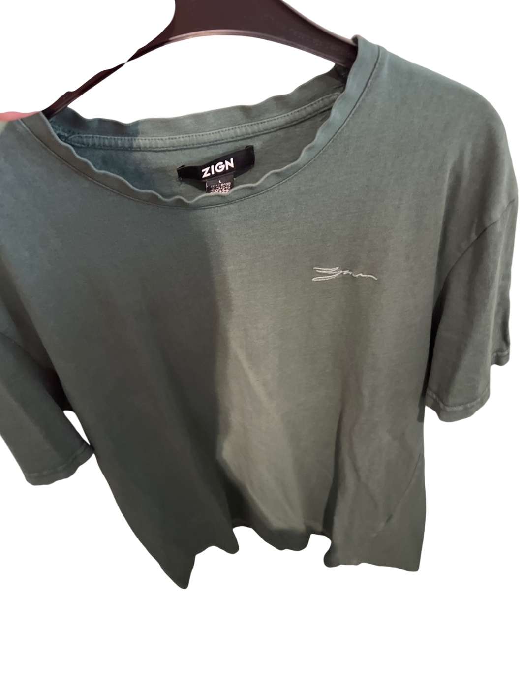 ZIGN T-Shirt Grün Gr.: L