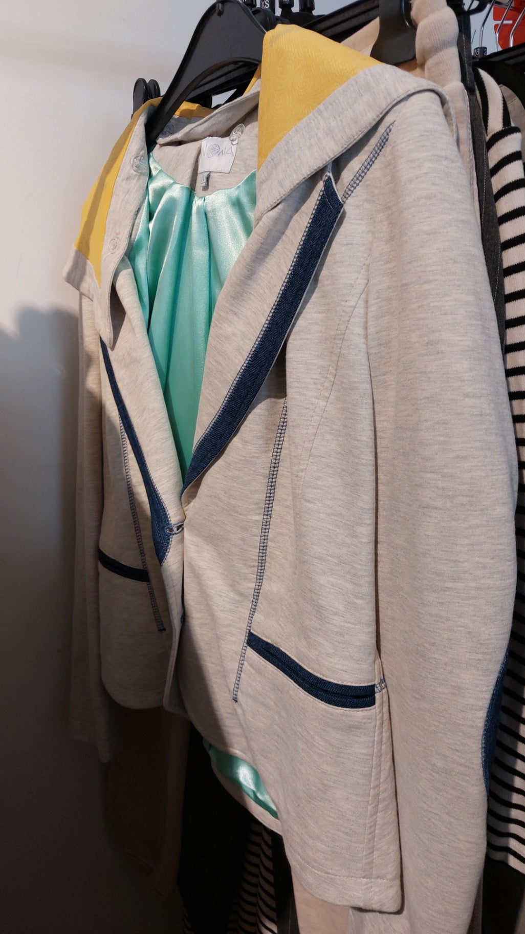 Mona Blazer Jacke Mehrfarbig Gr.: L