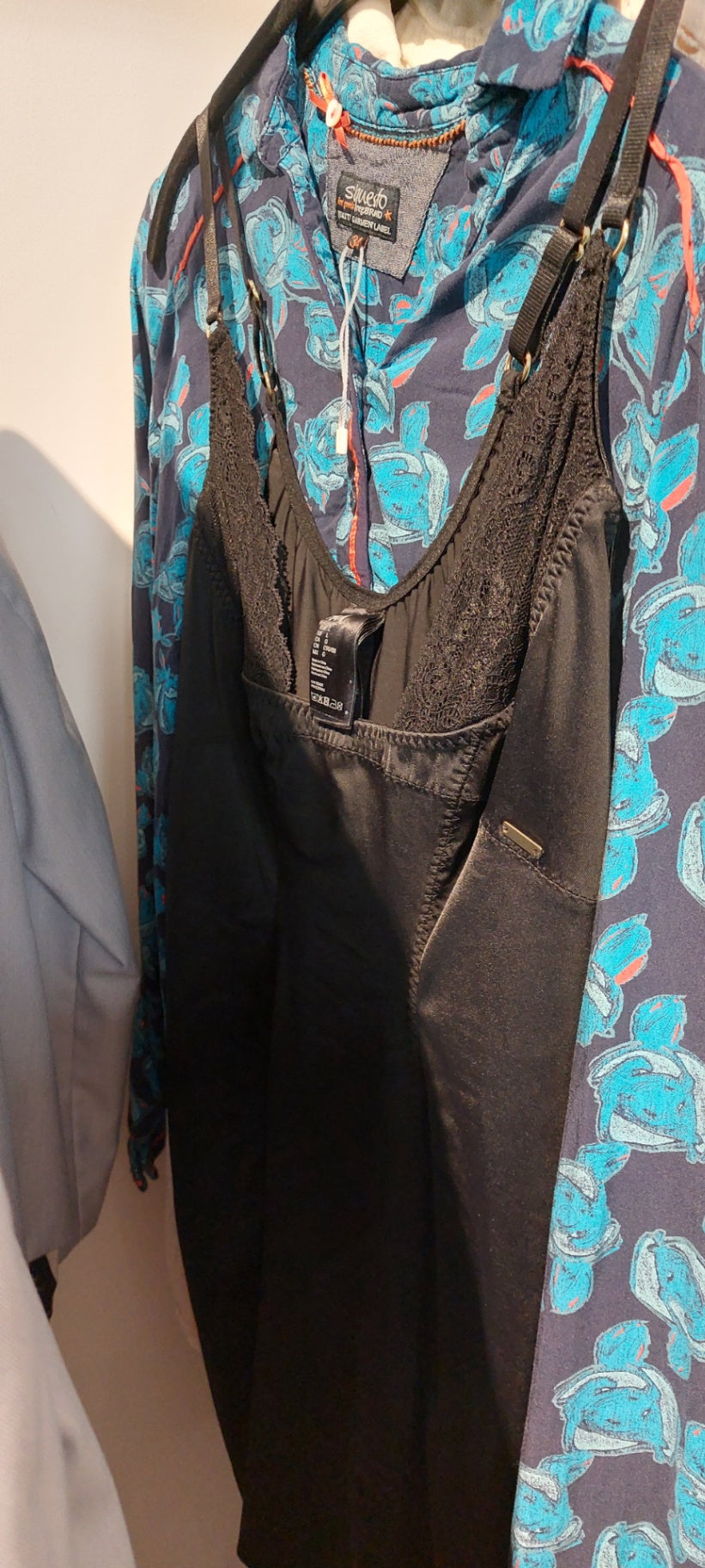H&M Negligee Schwarz Gr.: L