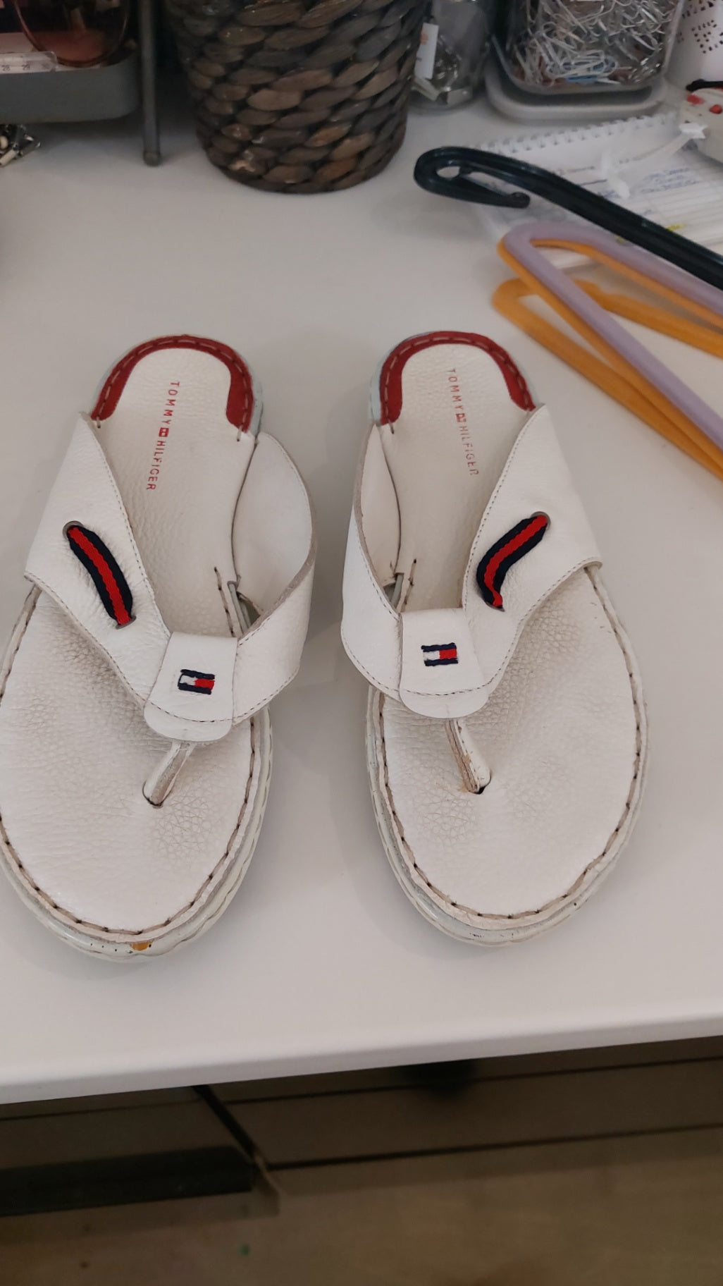 Tommy Hilfiger Sandalen Weiß Gr.: 39