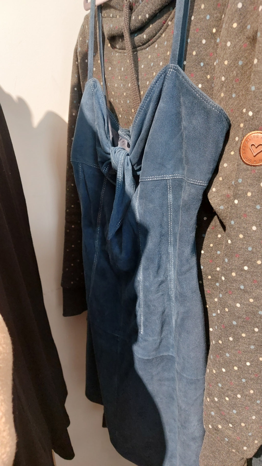 Pelle Pancaldi & B Kleid Vintage Blau Gr.: 42