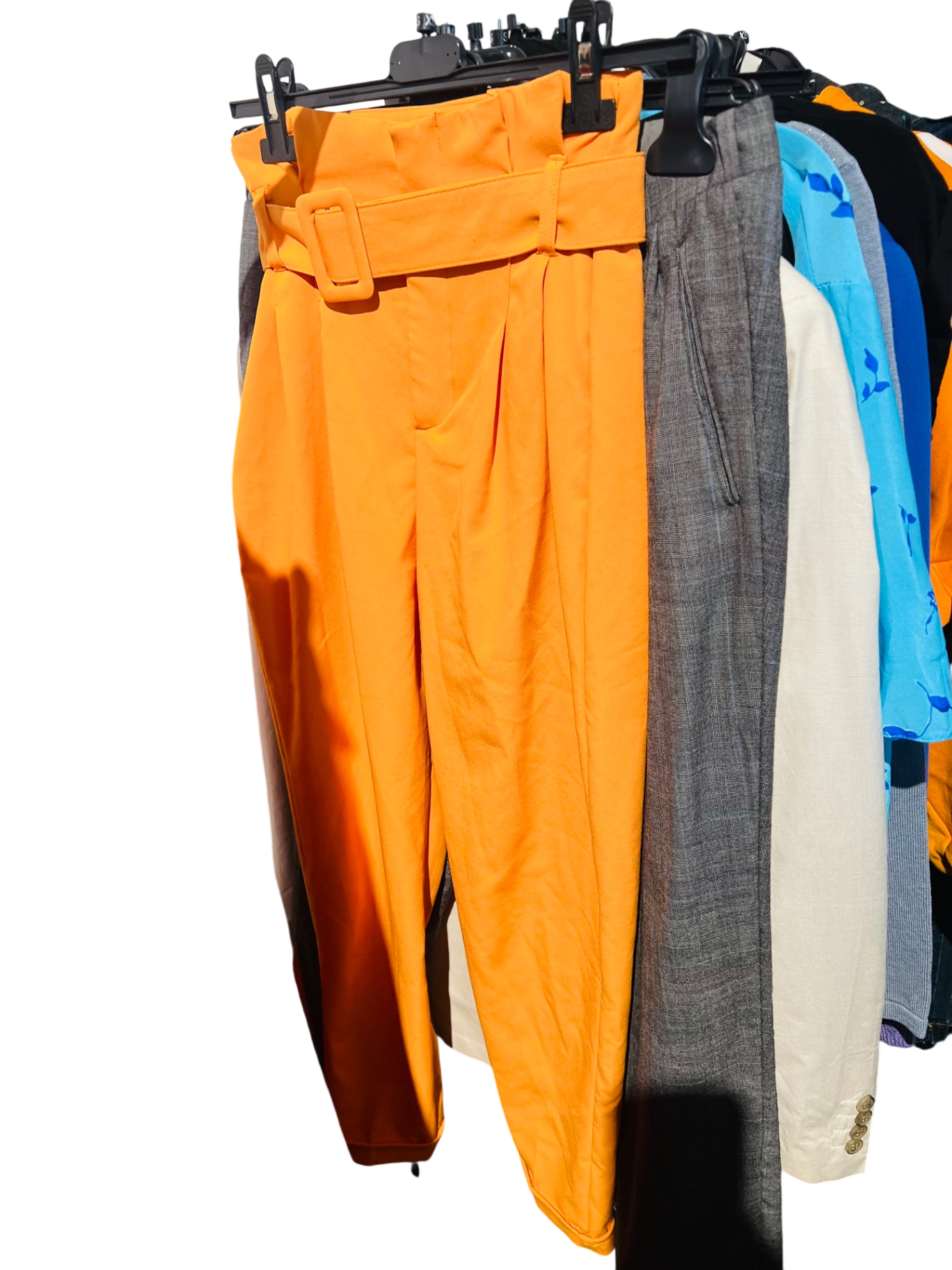 Bershka Hose Orange Gr.: S