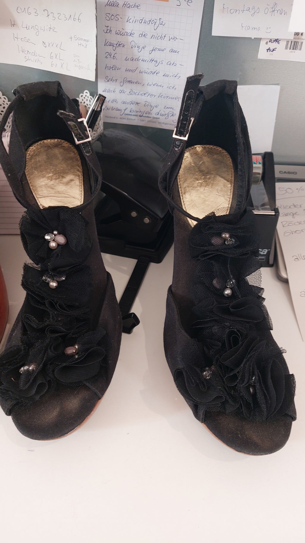 H&M Sandalen Schwarz Gr.: 41
