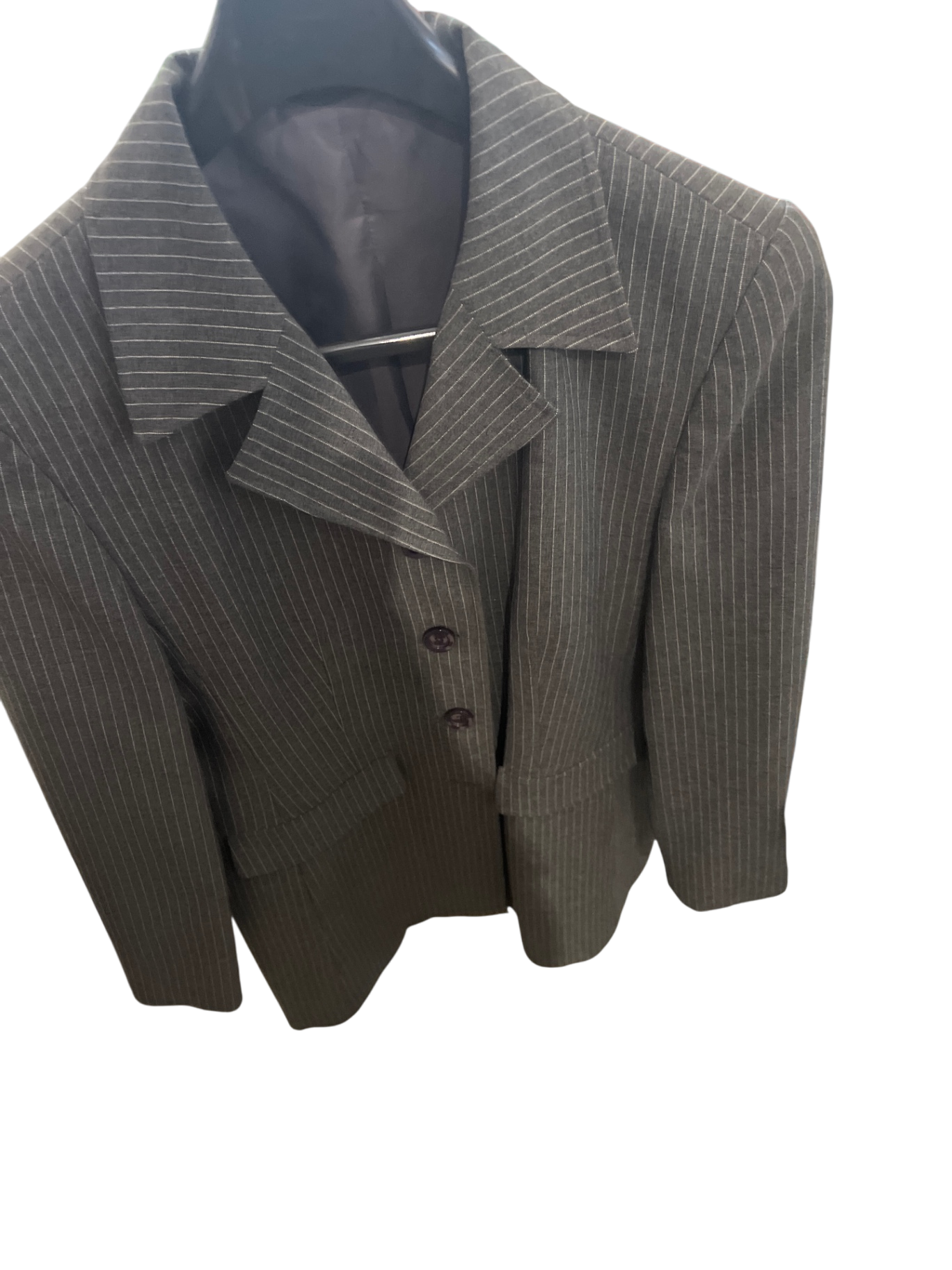 Blazer Grau weiße Streifen Gr.: XXL