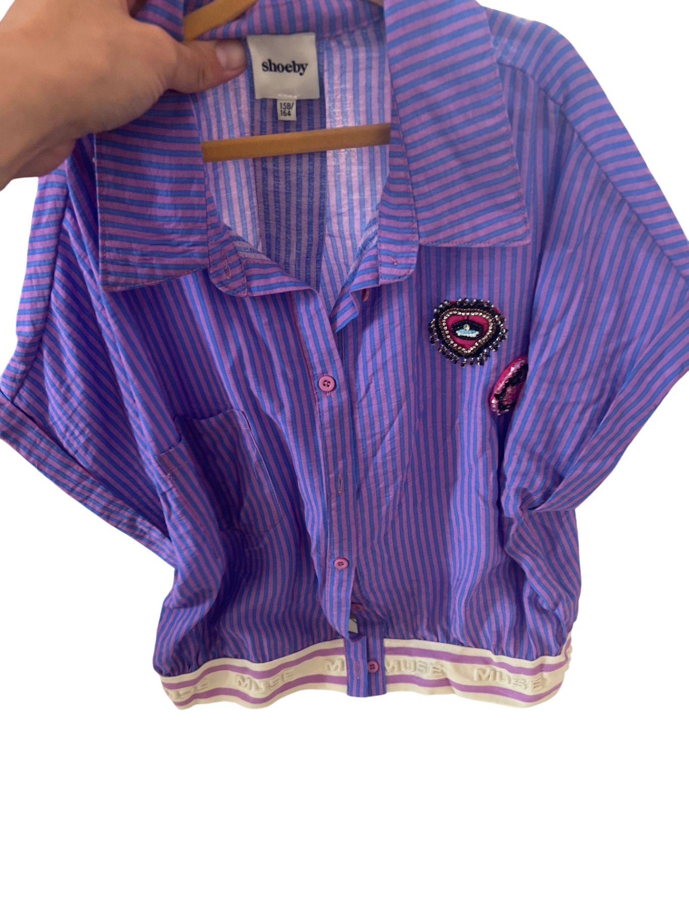 shoeby Bluse Lila und Pink Gr.: 164