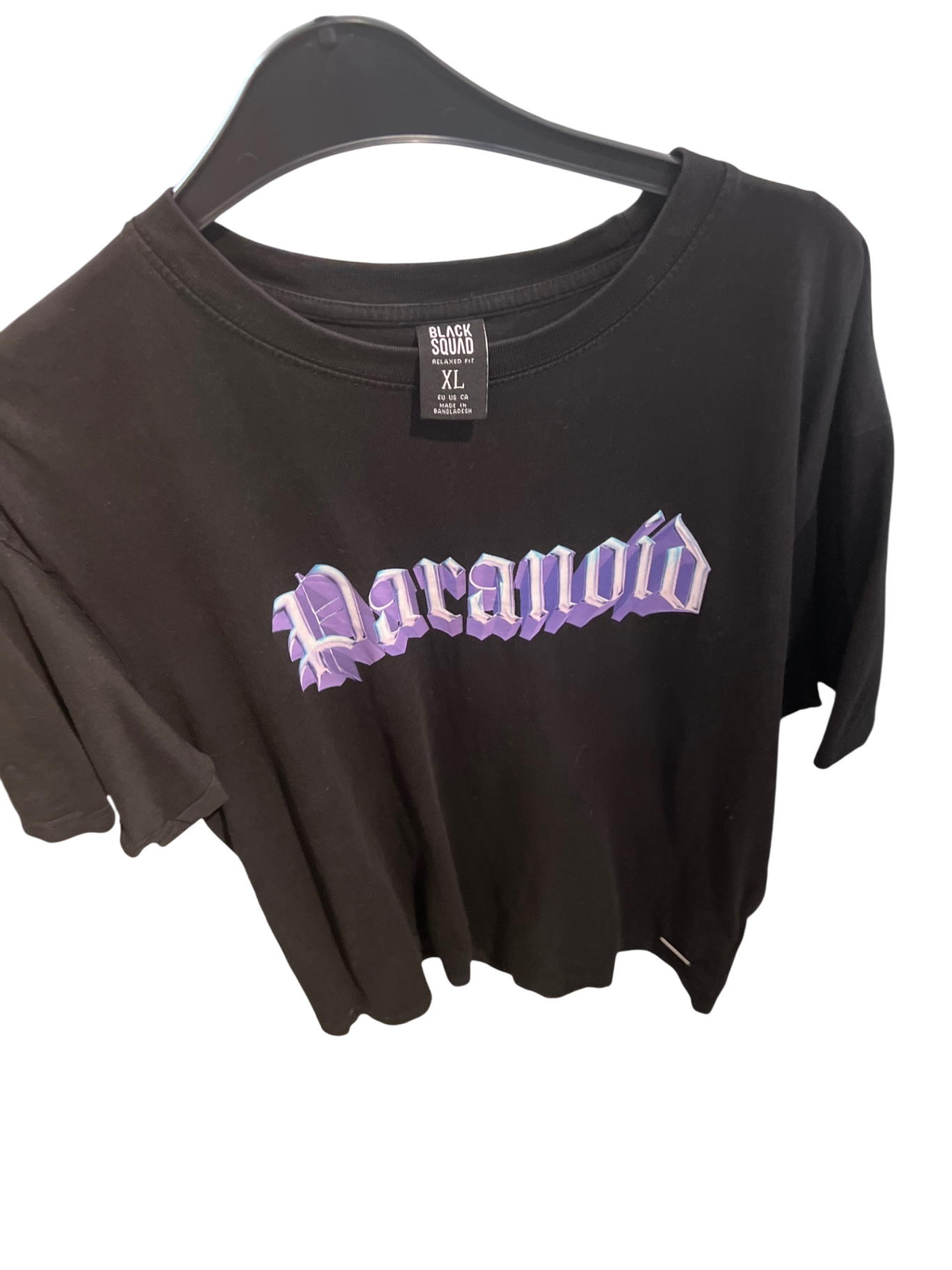 Black Squad T-Shirt Schwarz Gr.: XL