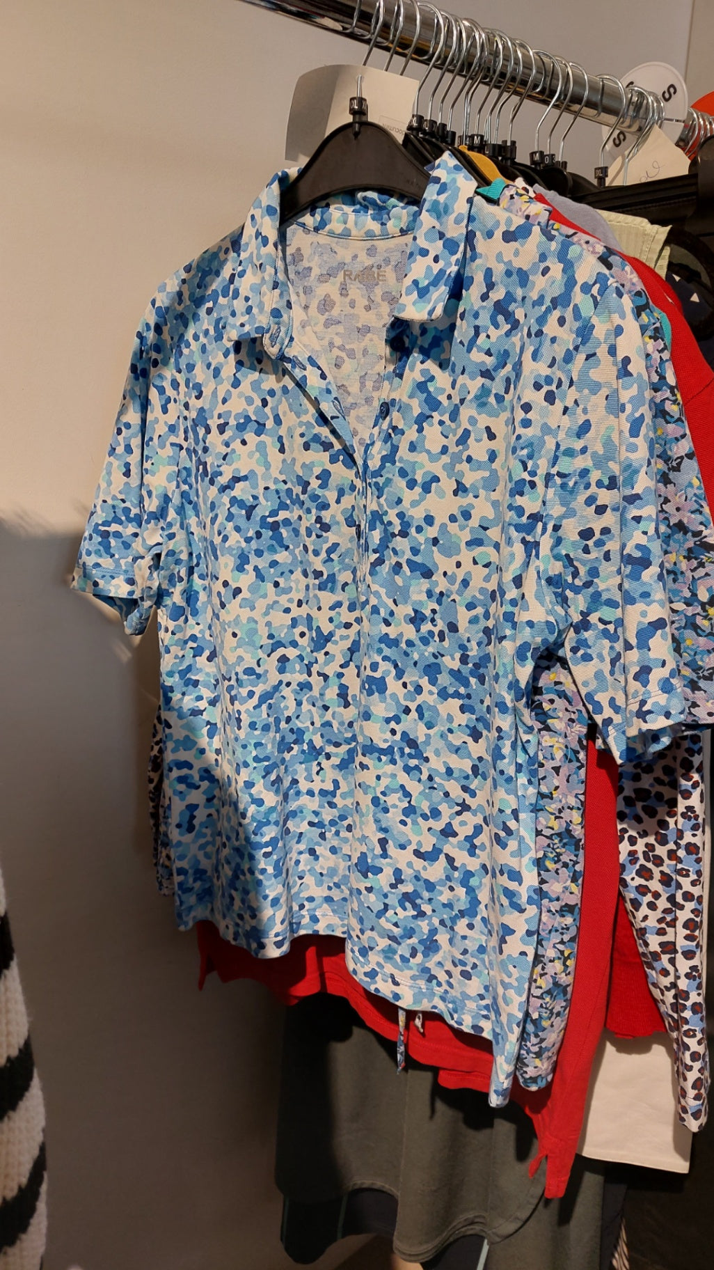 Rabe T-Shirt Blau/Weiß Gr.: XXL