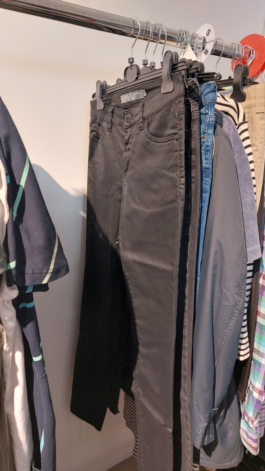 Geisha Hose Schwarz, Silber, Braun Gr.: M