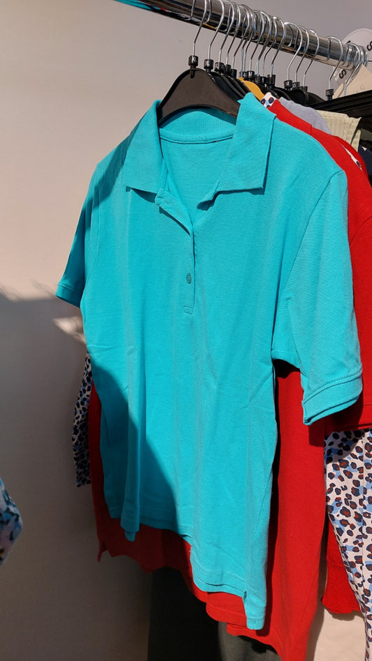 C&A Polohemd Türkis Gr.: XL