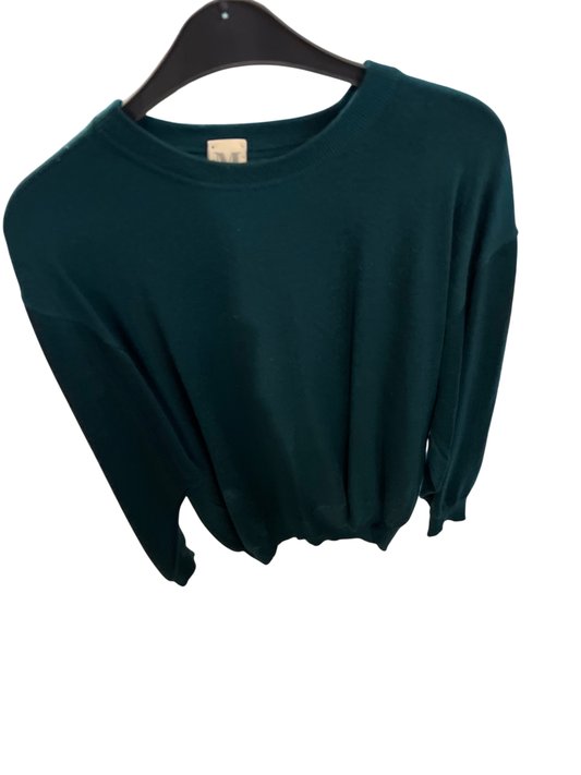 Schurwolle März München Pulli Grün Gr.: L