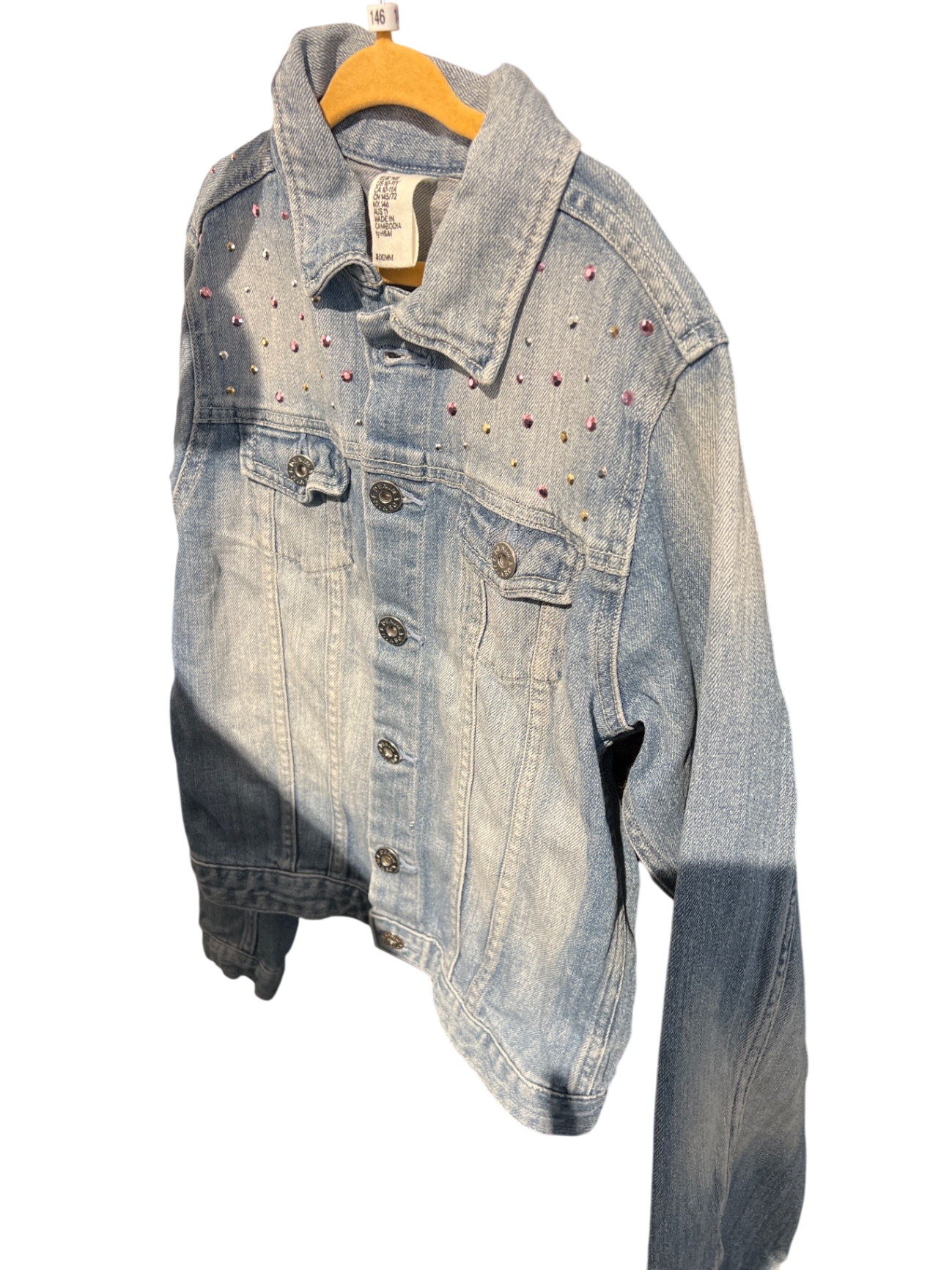 H&M Jeansjacke Hellblau Gr.: 146