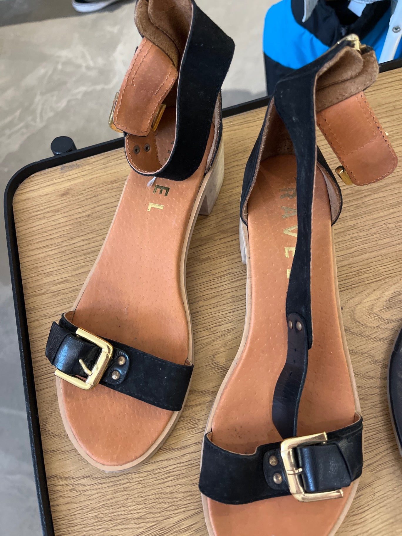 Ravel Sandalen Schwarz, Braun Gr.: 38
