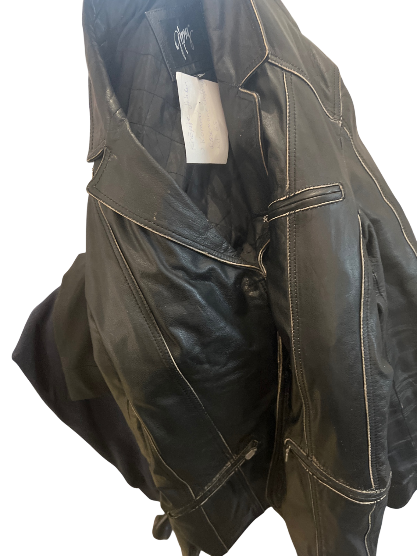 BWARE Gipsy Lederjacke Schwarz Gr.: XL