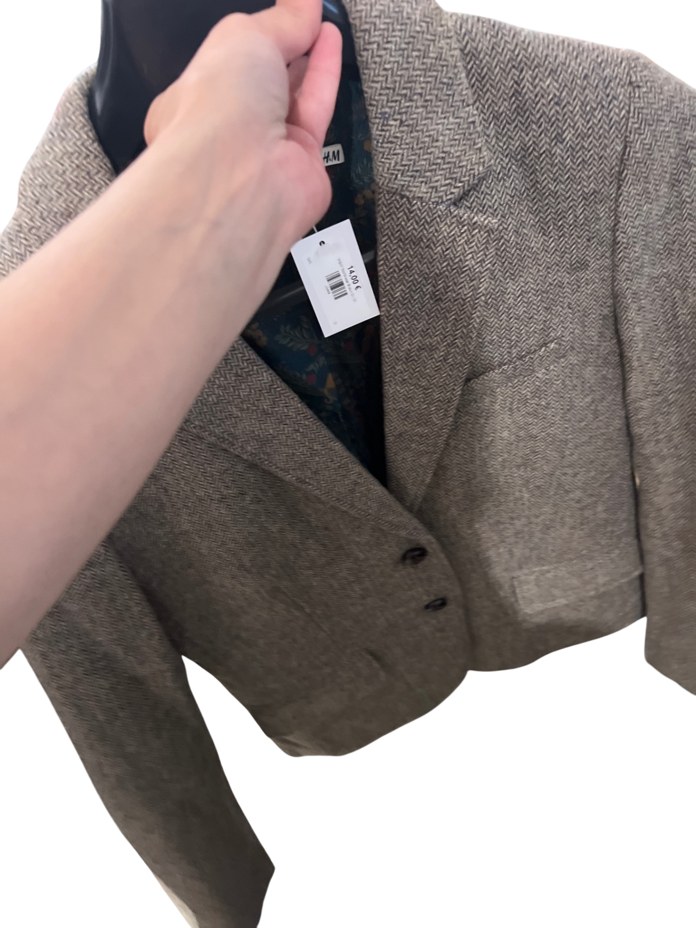 H&M Wollblazer Braun Gr.: M