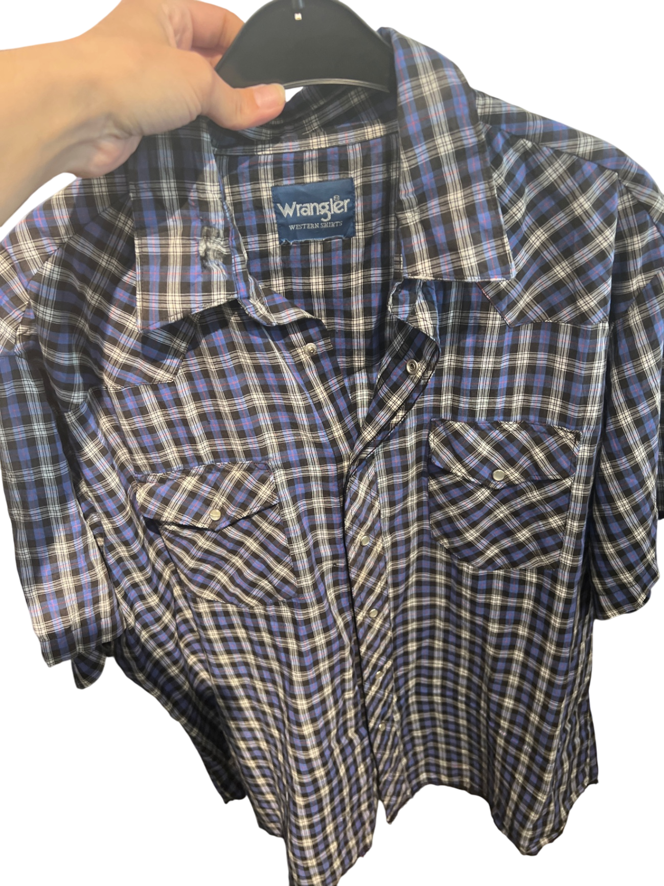 BWARE Wrangler Hemd Blau Gr.: S