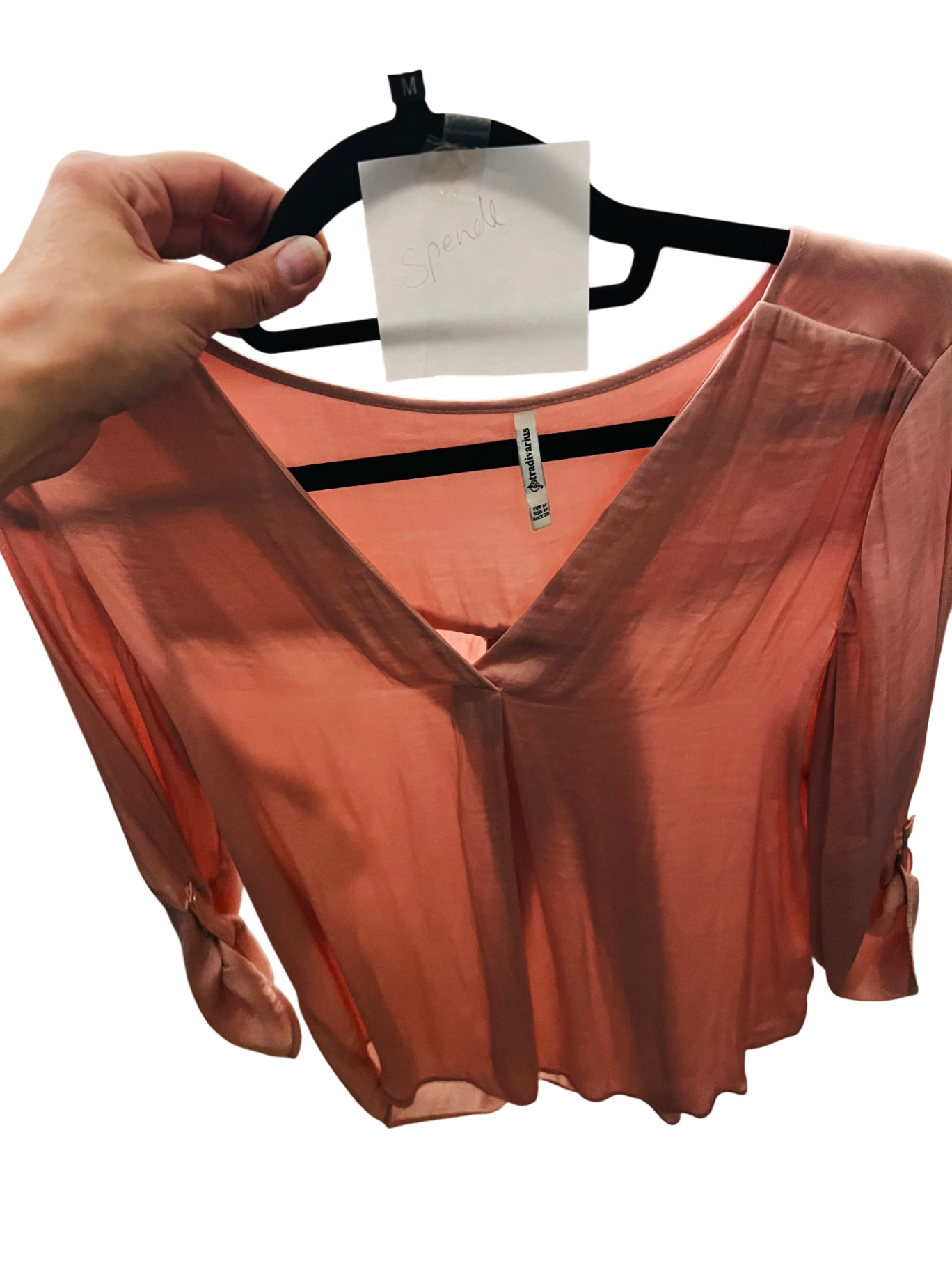 Stradivarius Bluse Pfirsich Gr.: M