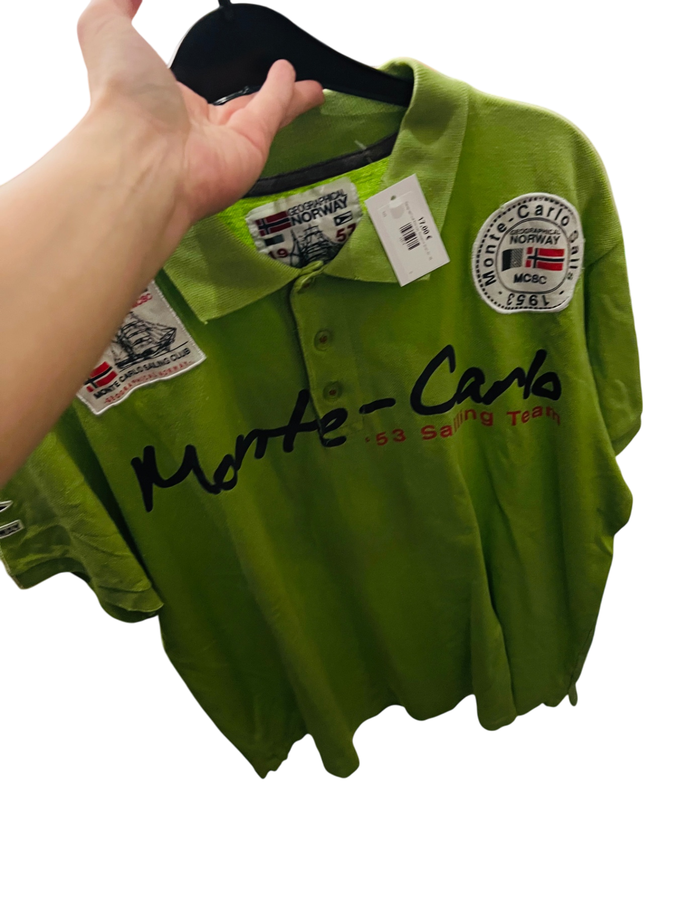 Geographical Norway Poloshirt Grün Gr.: XL
