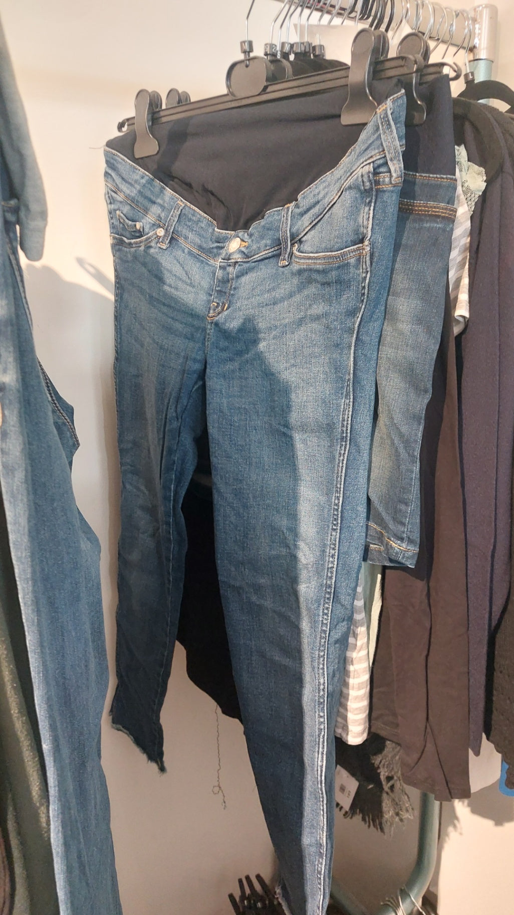 H&M Mama Umstands-Hose Blau Gr.: M