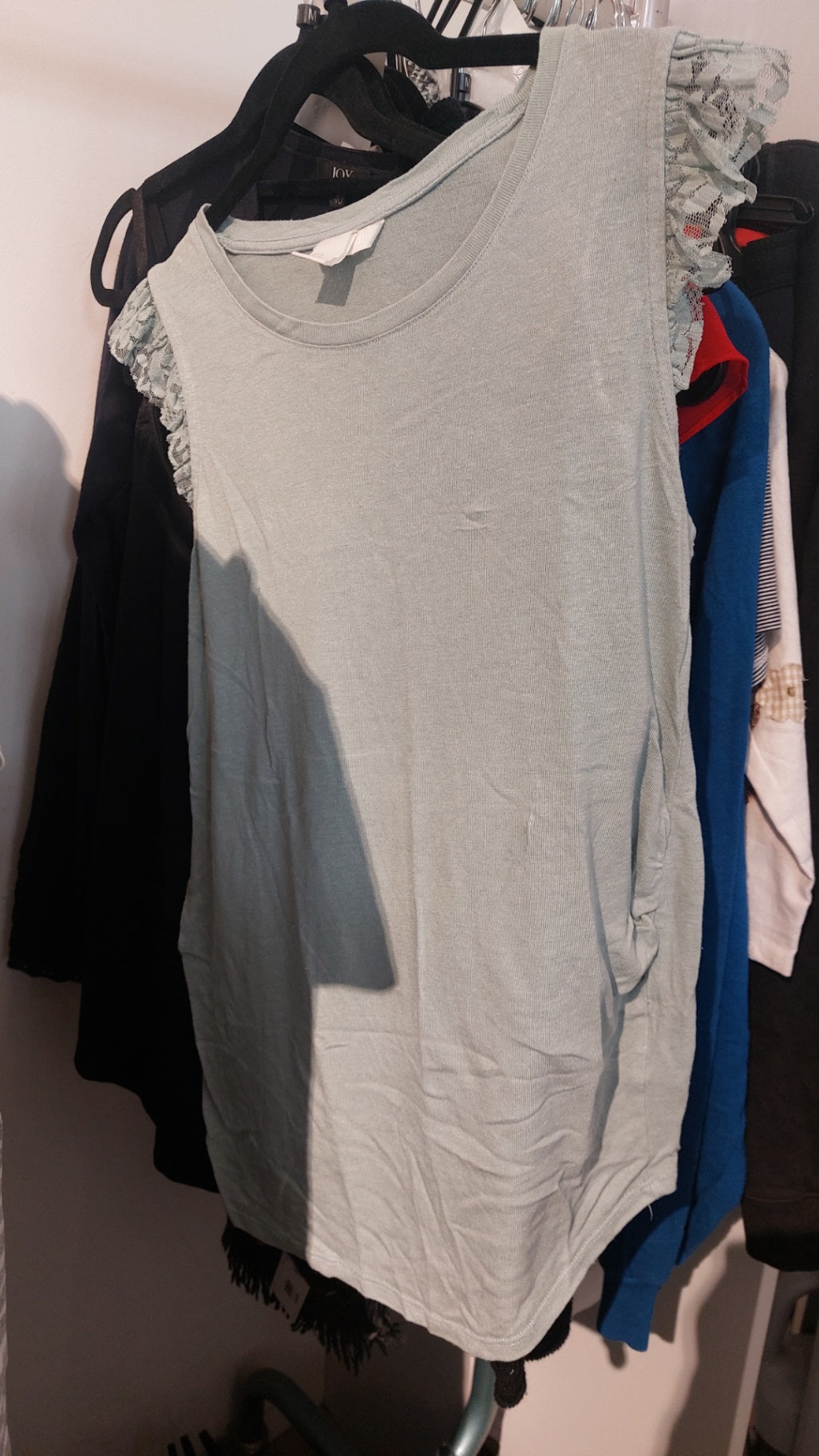 H&M Top Hellgrün B-Ware Gr.: M