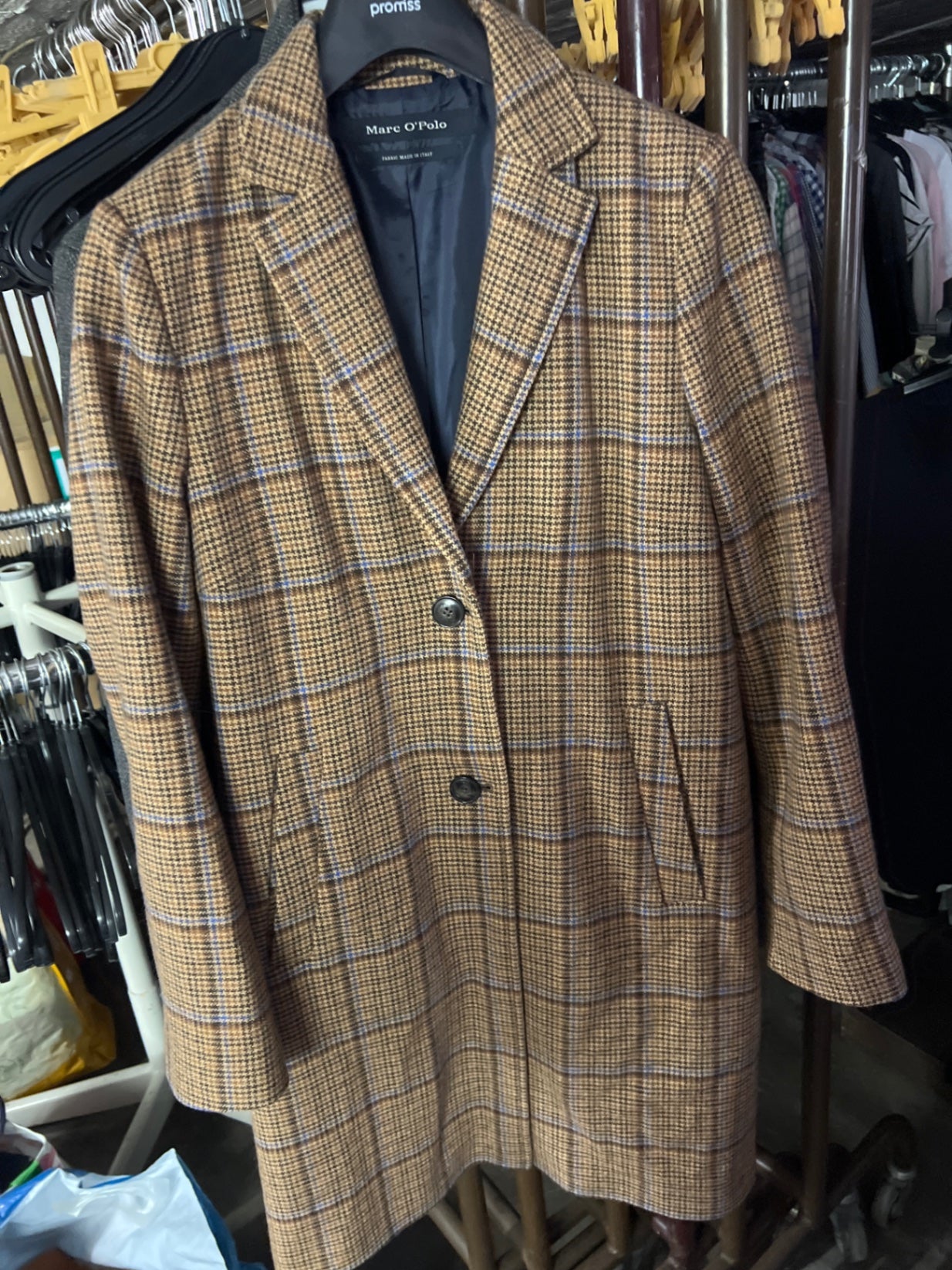 Marc O'Polo Blazer Braun mit Blau und Weiß Gr.: M