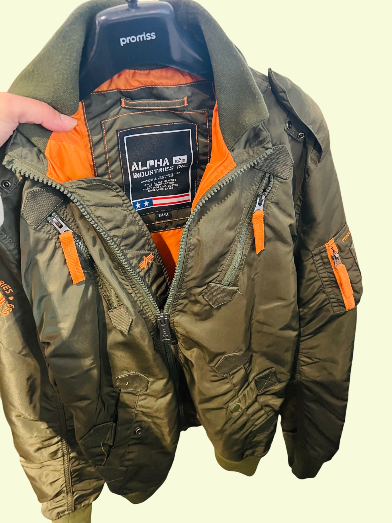Alpha Industries Jacke Olivgrün Gr.: S