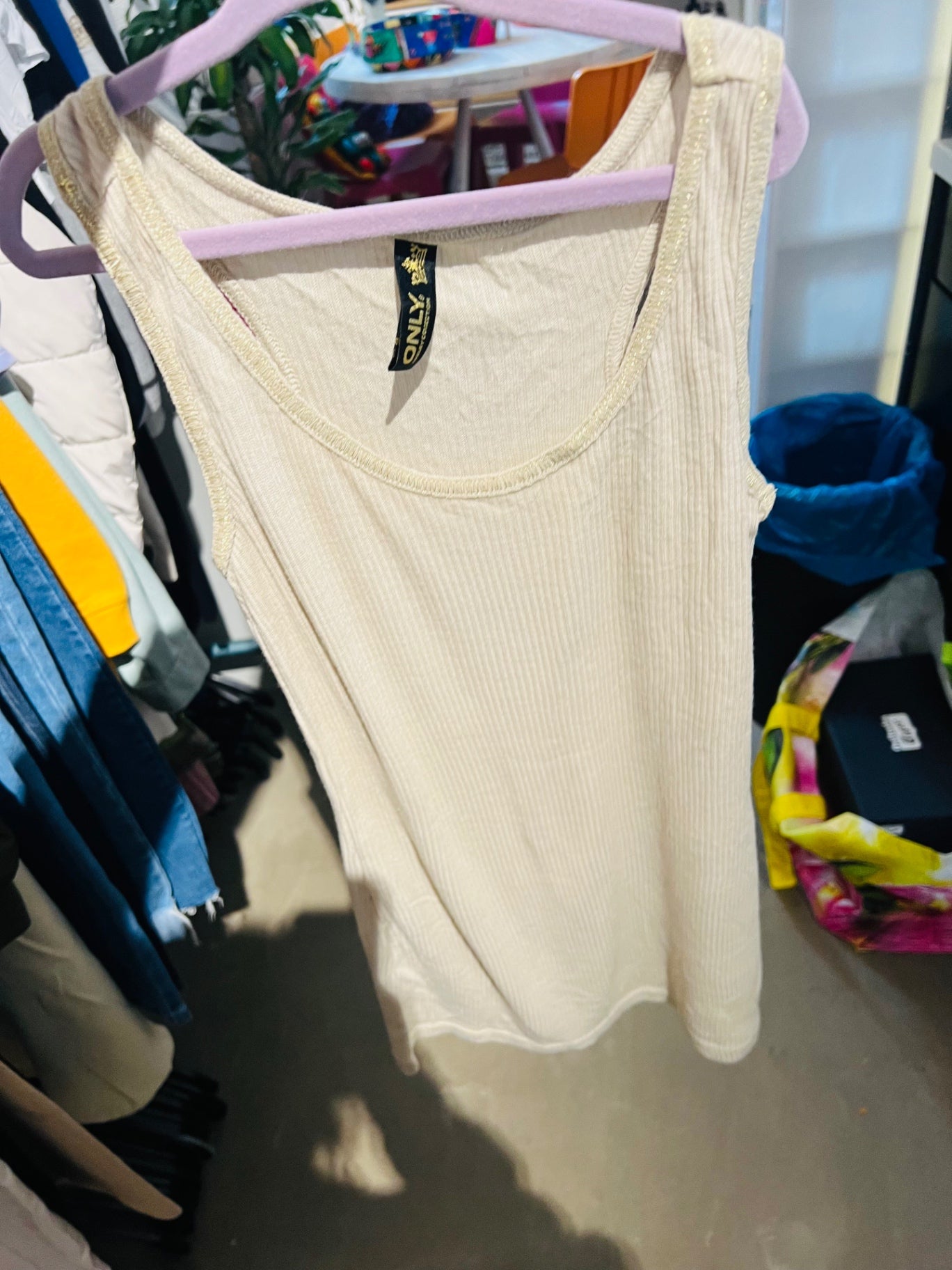ONLY Top Creme Gr.: XS