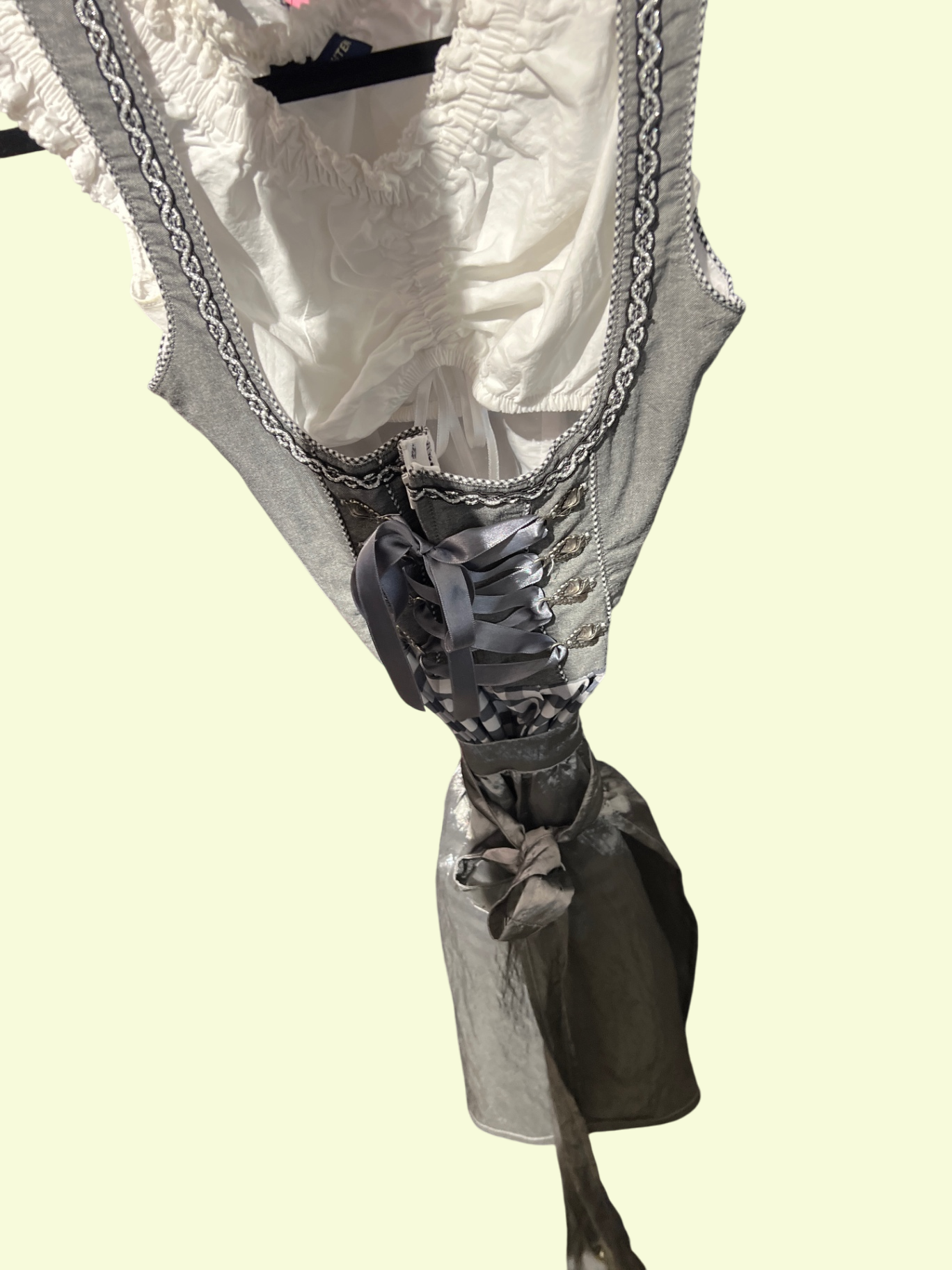 Golden-Trachten Dirndl Silber Gr.: XS