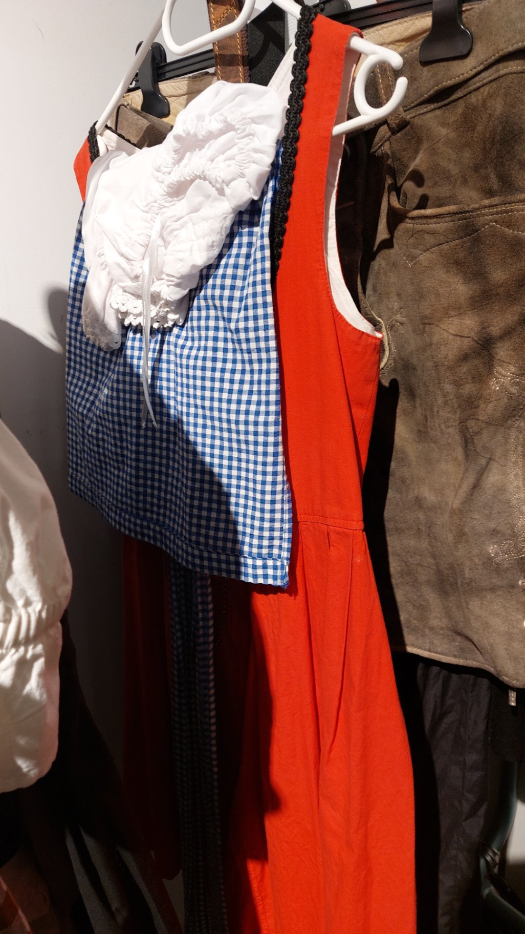 Oscartrachten Dirndl Rot/Blau Gr.: 38