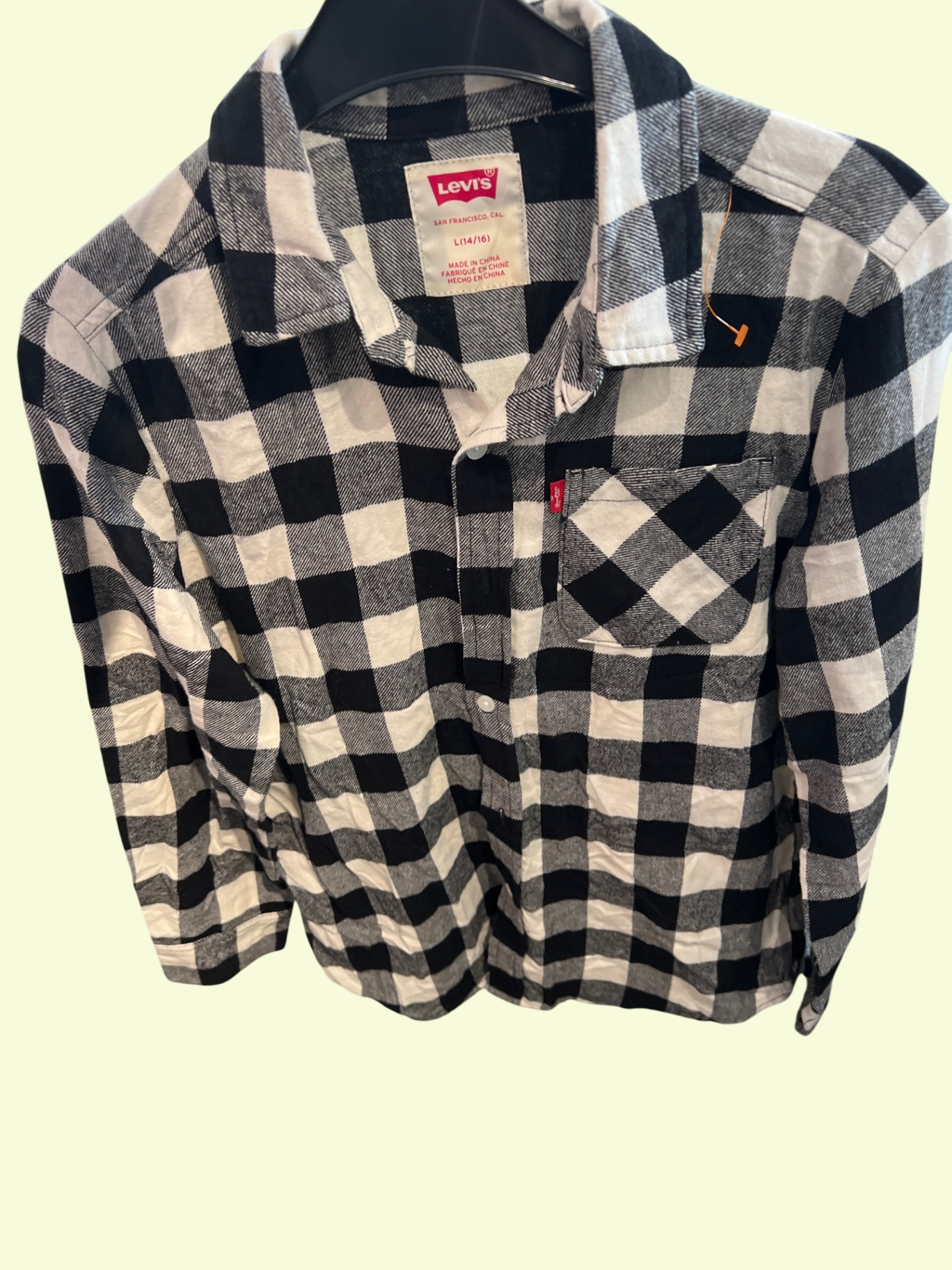 Levi's Hemd Schwarz-Weiß Gr.: XS