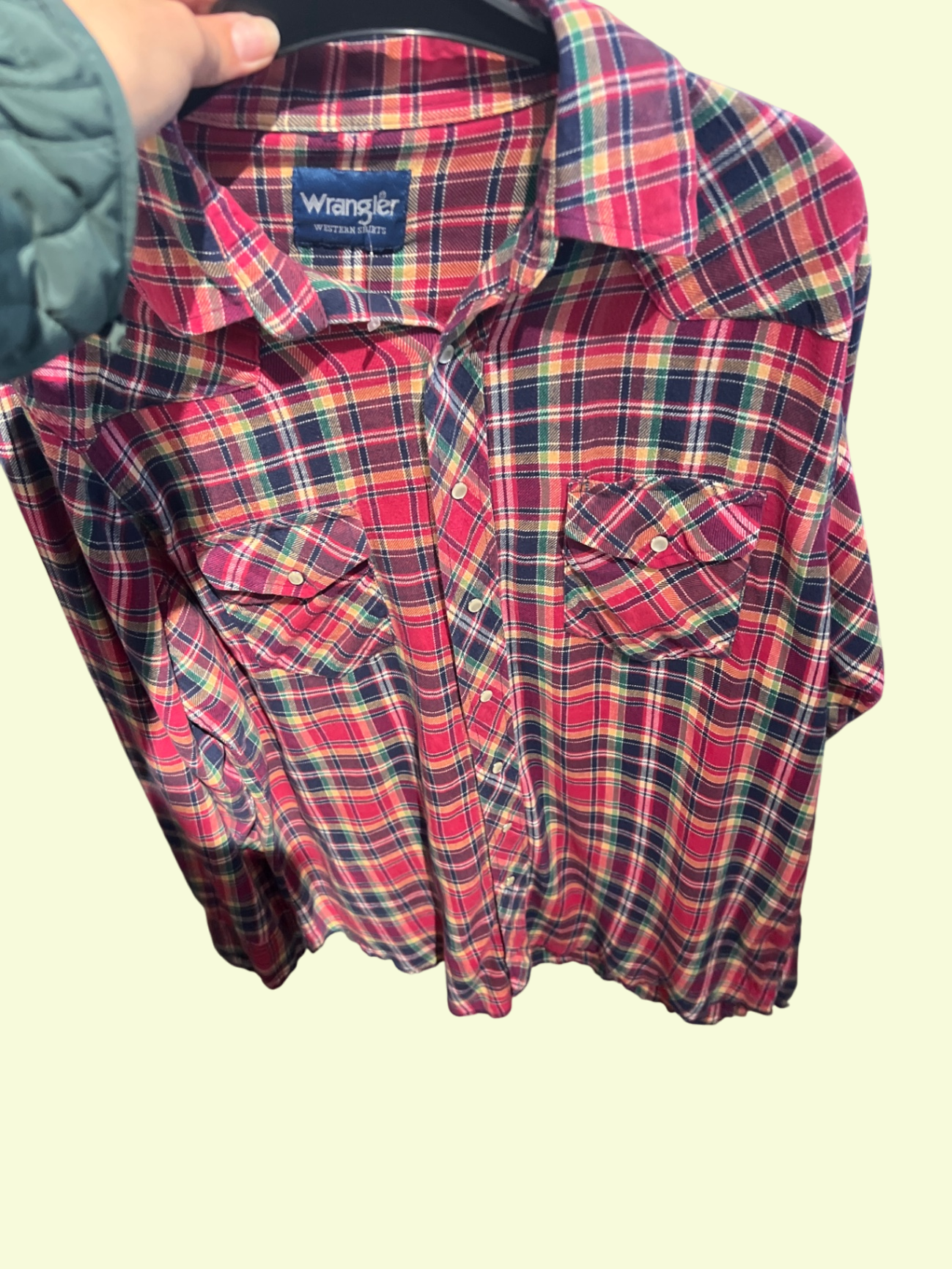 Wrangler Hemd Rot Gr.: XL