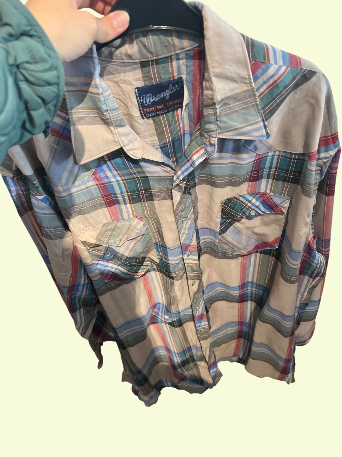 B-WARE Wrangler Hemd Gr.: XXL