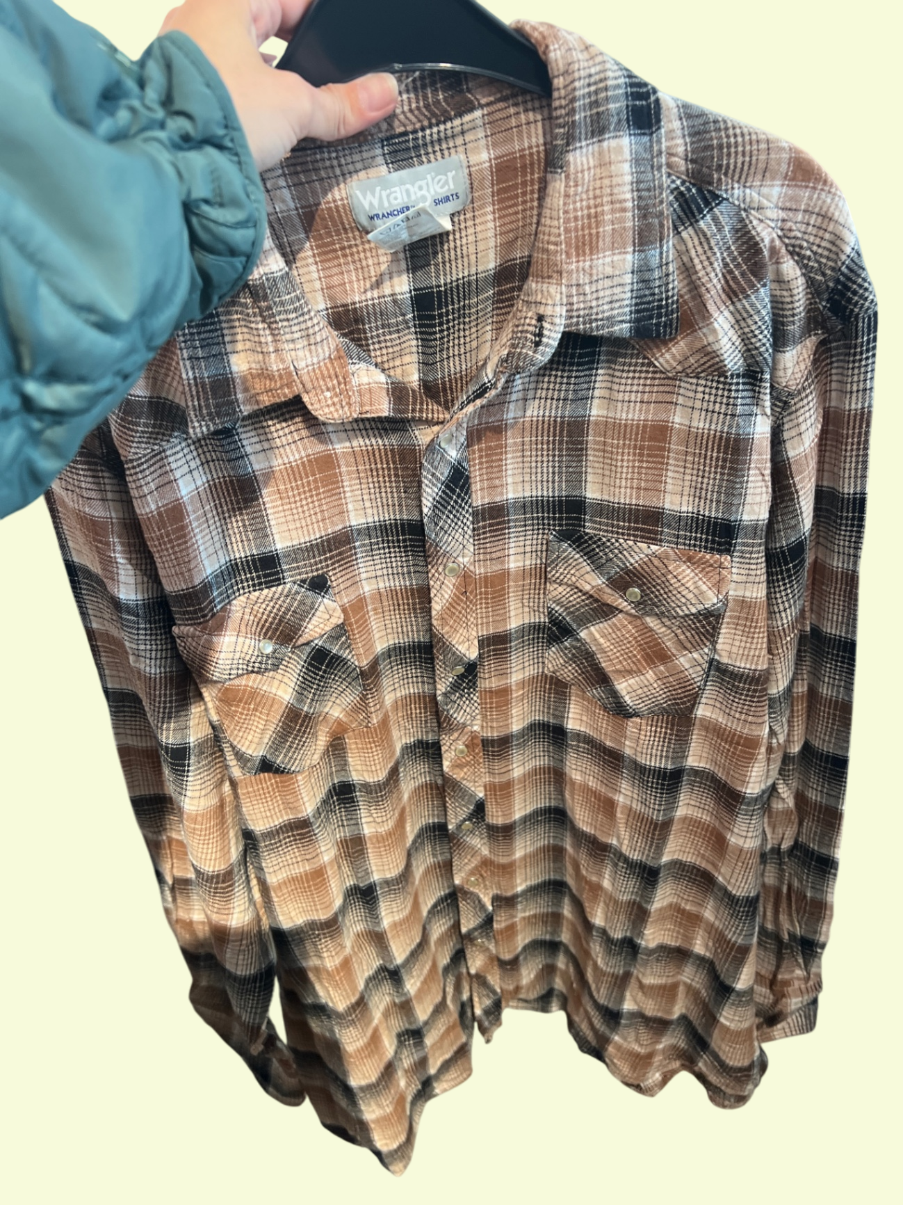 Wrangler Flanellhemd Braun Gr.: XXL