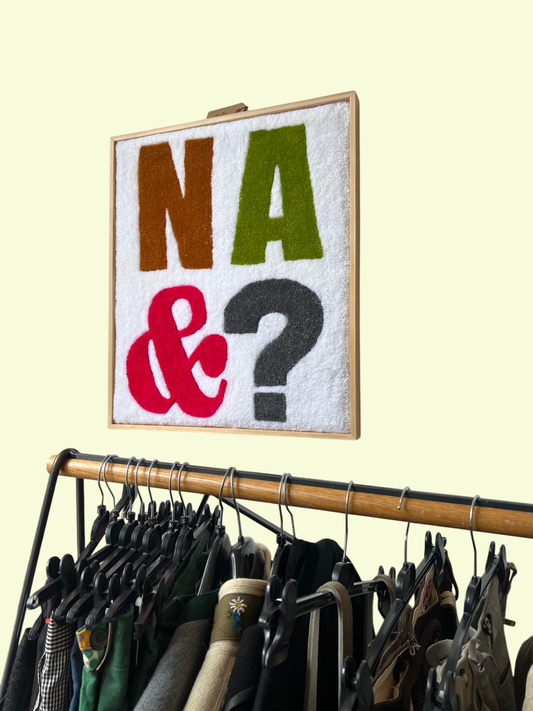 Teppichbild „Na &?“ 
