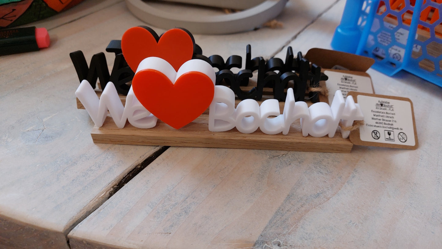 EINZELSTÜCK 3D Aufsteller "Bocholt"