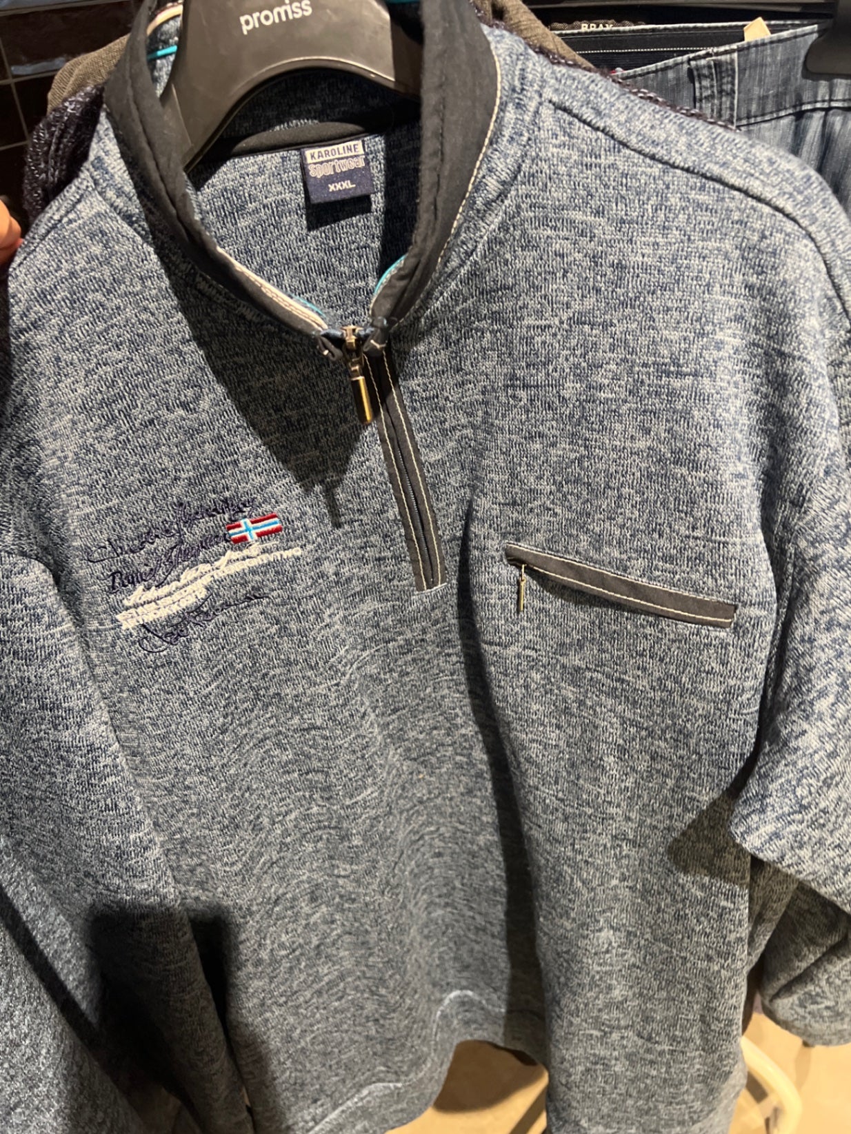 Karoline Sportwear Jacke Grau Gr.: 4XL