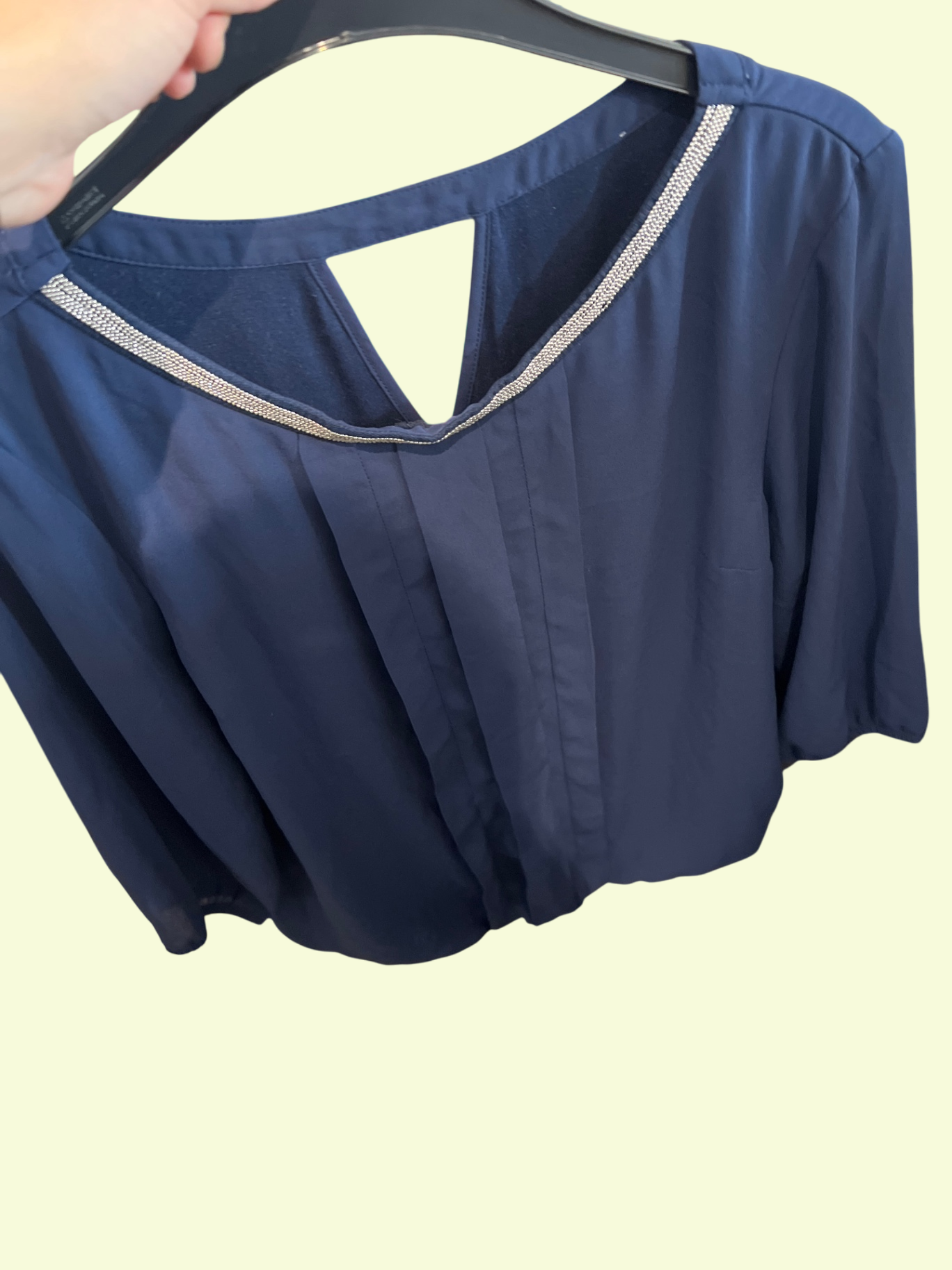Bluse Marineblau Gr.: M