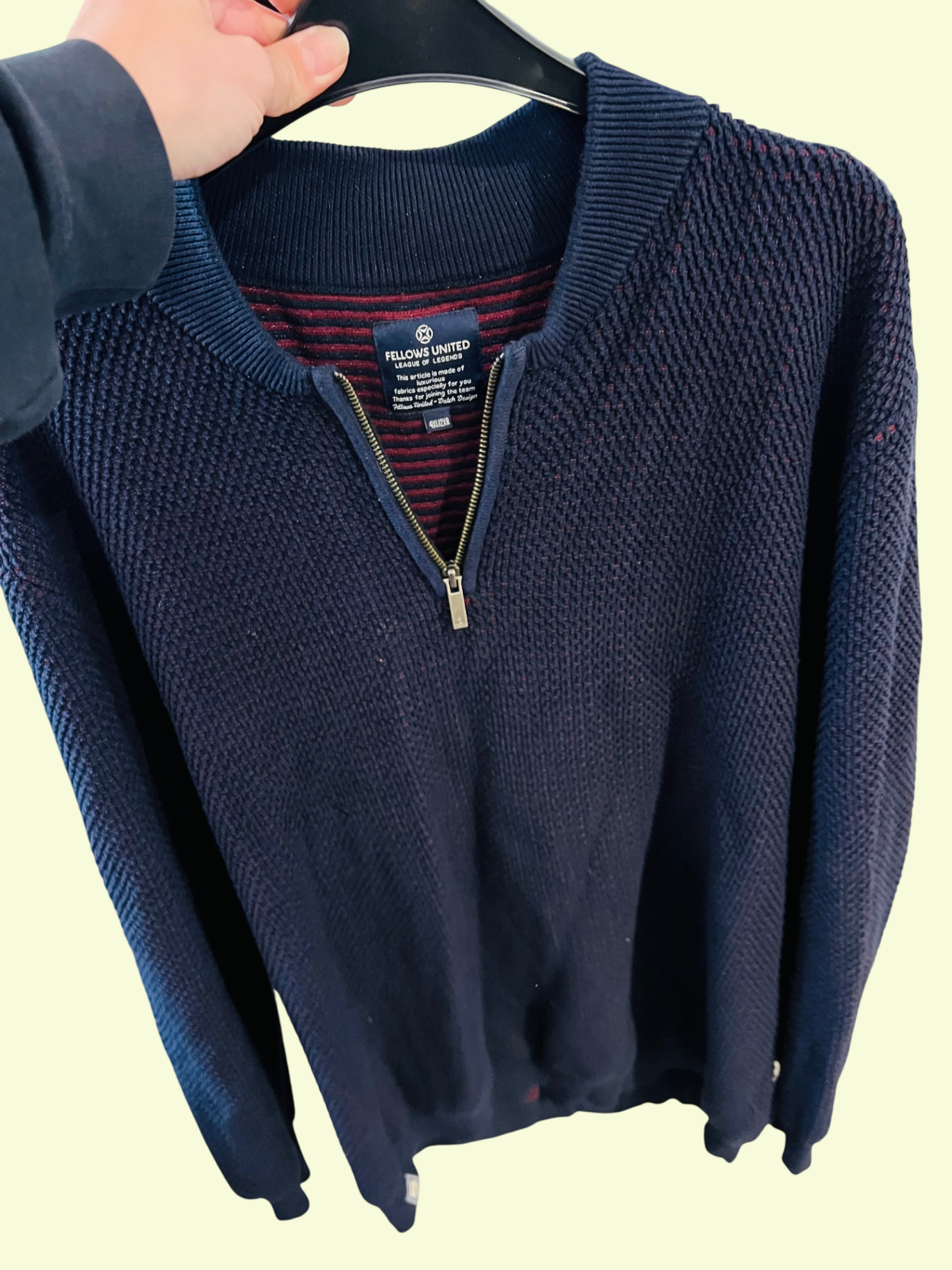 Fellows United Pullover Dunkelblau Gr.: XXL