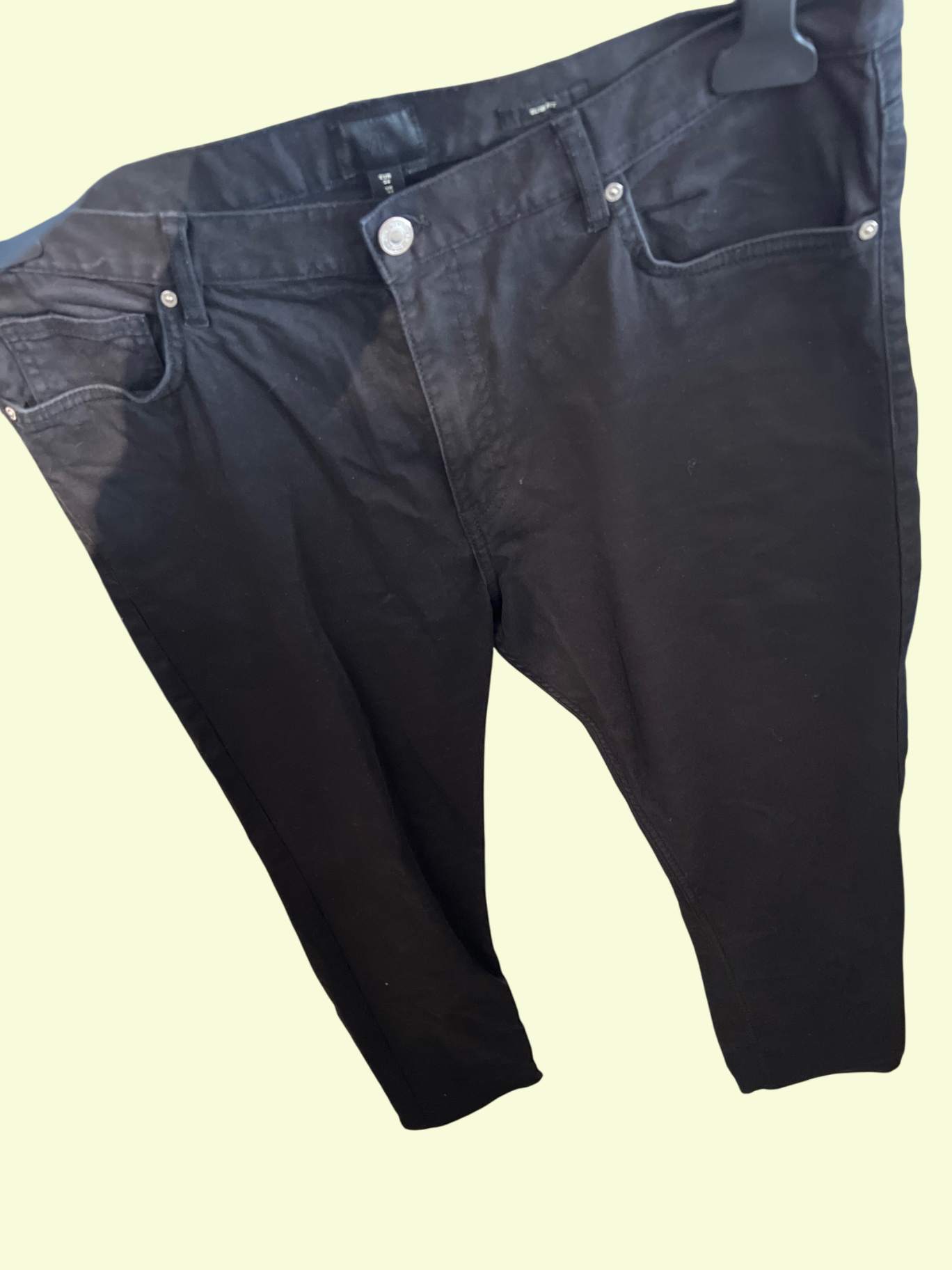 H&M Jeans Schwarz Gr.: 34
