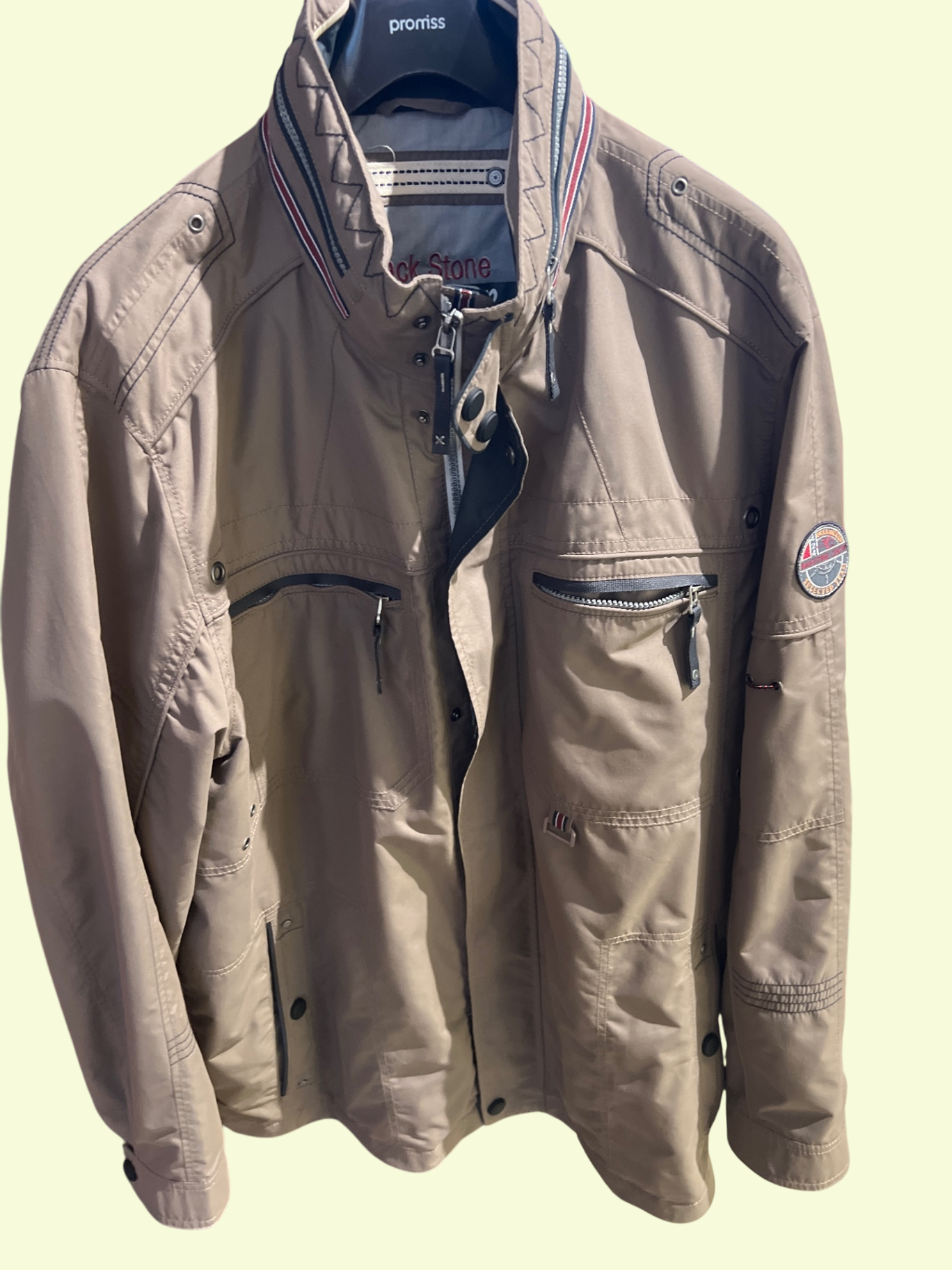 Black Stone Jacke Beige Gr.: 3XL