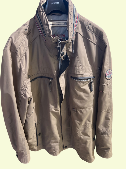 Black Stone Jacke Beige Gr.: 3XL
