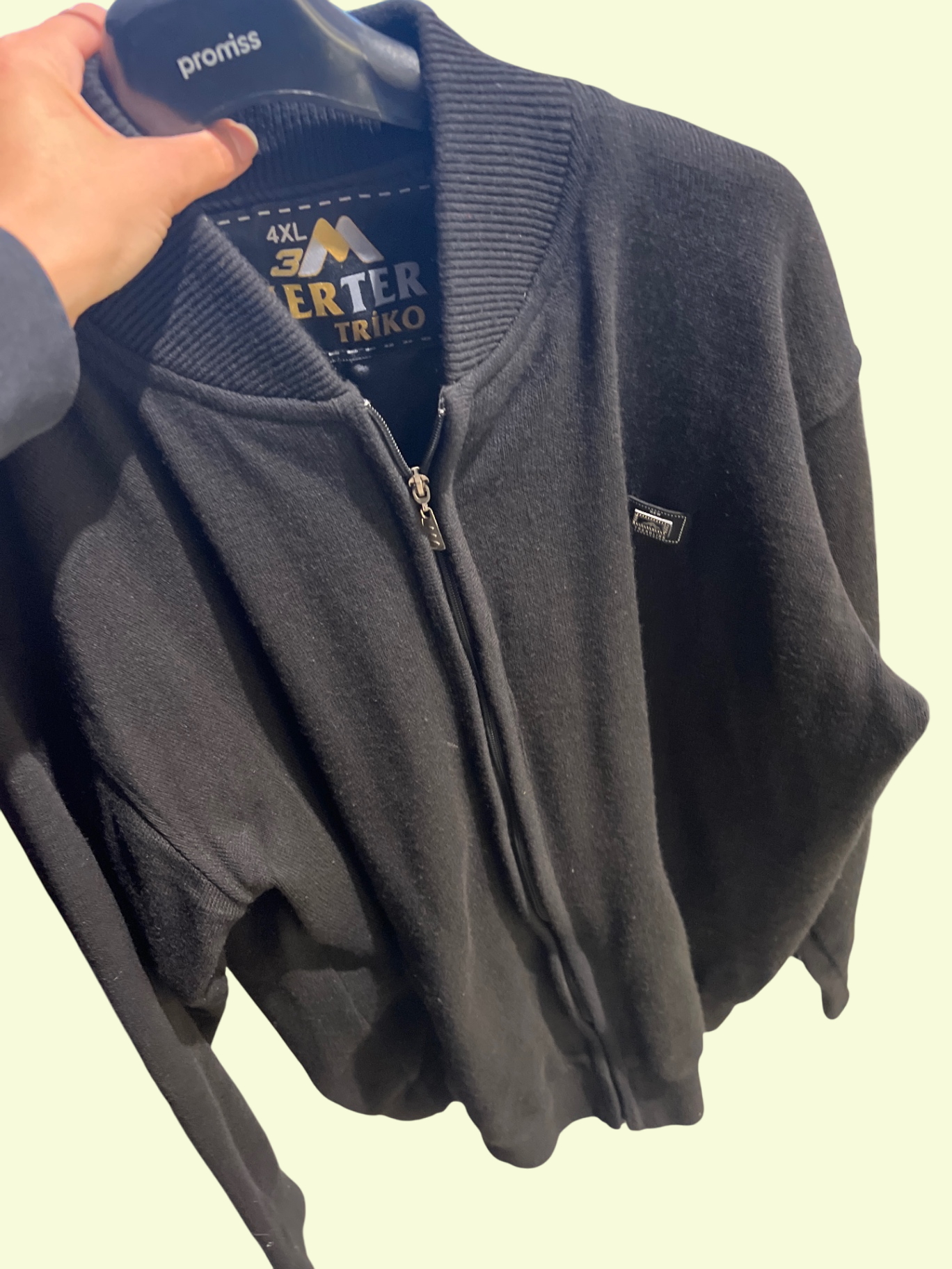 Merter Jacke Schwarz Gr.: 4XL