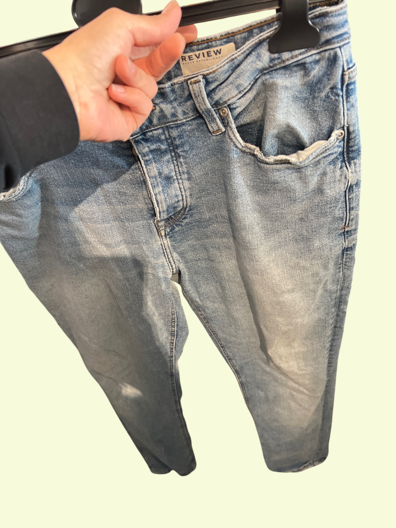 REVIEW Jeans Hellblau Gr.: 34